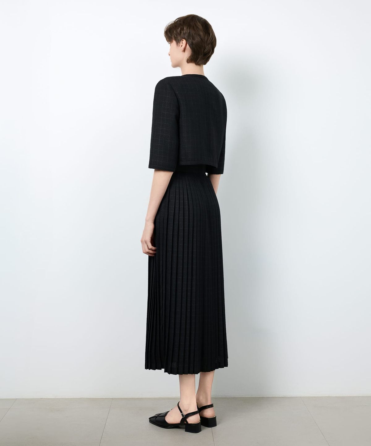 로에(LEAUET) Elle Tweed Jacket + Skirt (2pcs) 2colors