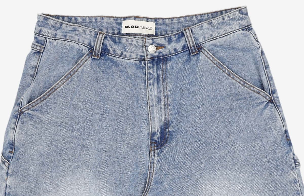 플랙(PLAC) [메르고X플랙] K03 버뮤다 워시드 쇼츠 L