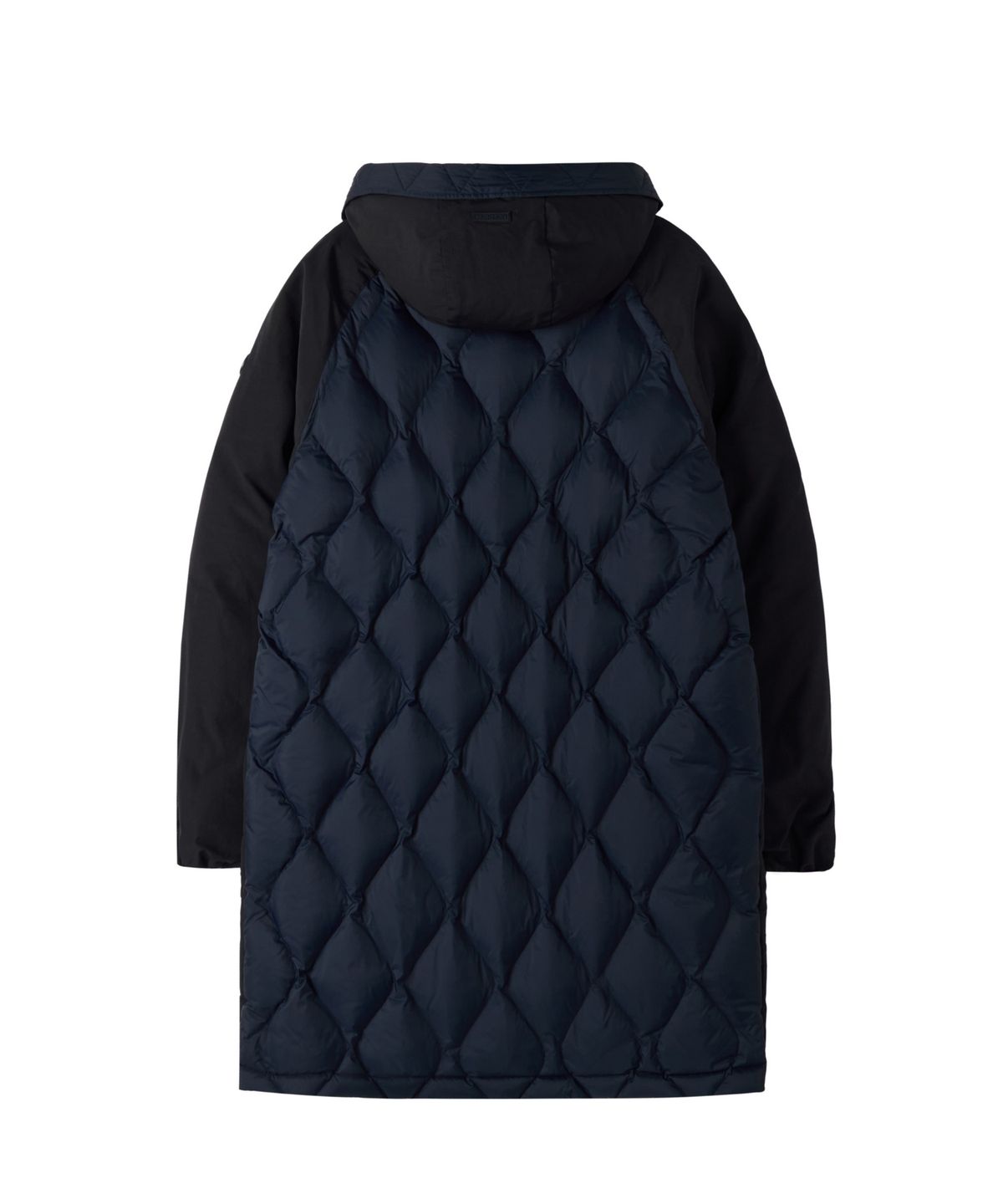 브롬톤 런던(BROMPTON LONDON) QULITED HOODED LONG DOWN COAT - BLACK (P264UDW155)