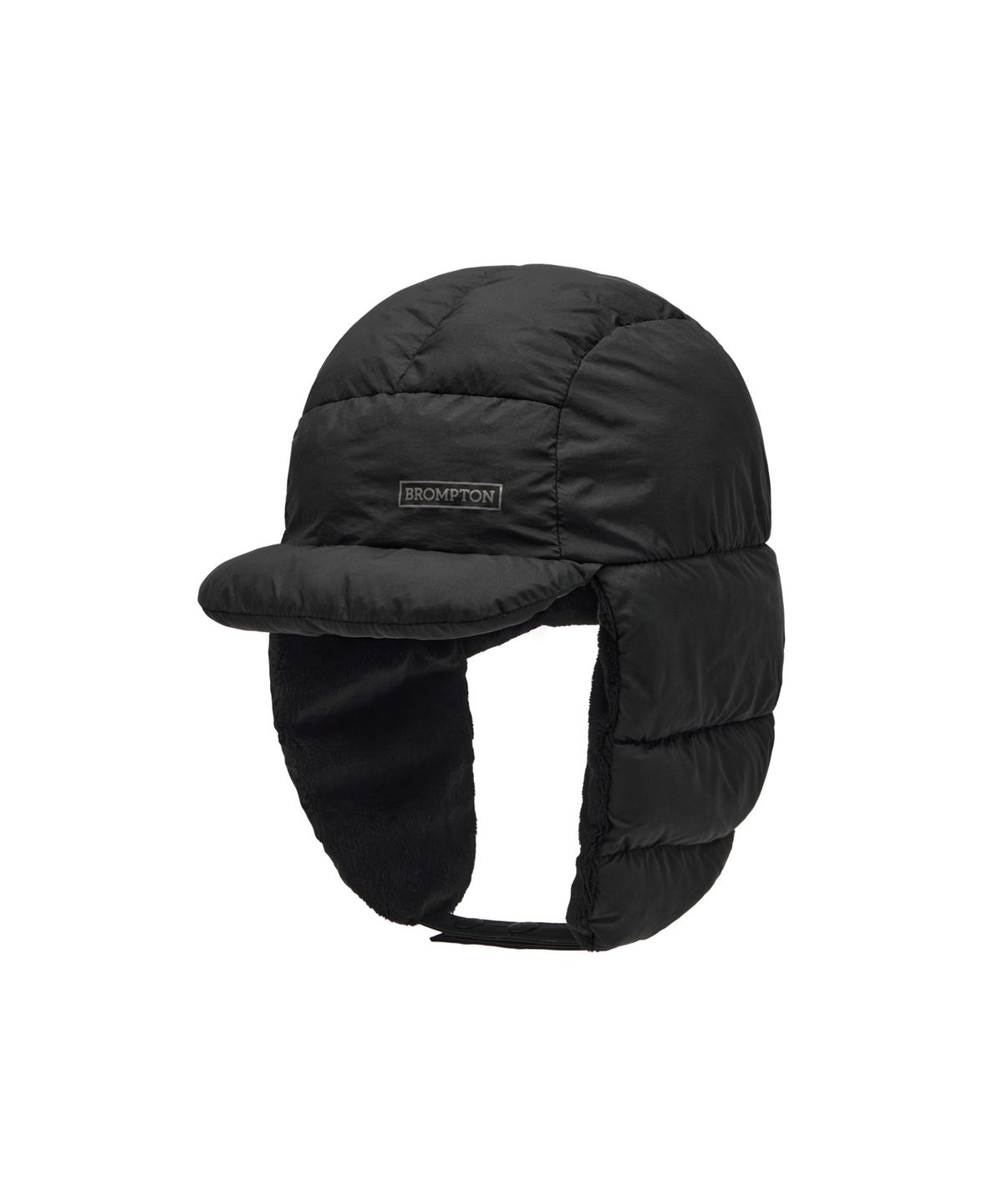 브롬톤 런던(BROMPTON LONDON) PADDED EAR FLAP CAP - BLACK (P265AHA124)