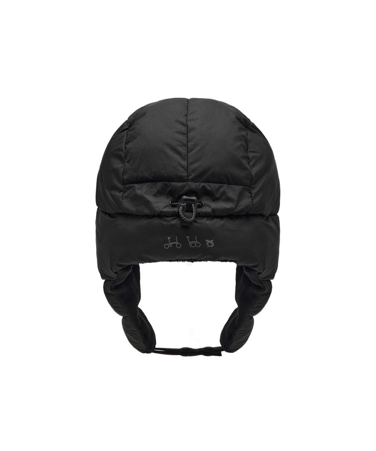 브롬톤 런던(BROMPTON LONDON) PADDED EAR FLAP CAP - BLACK (P265AHA124)