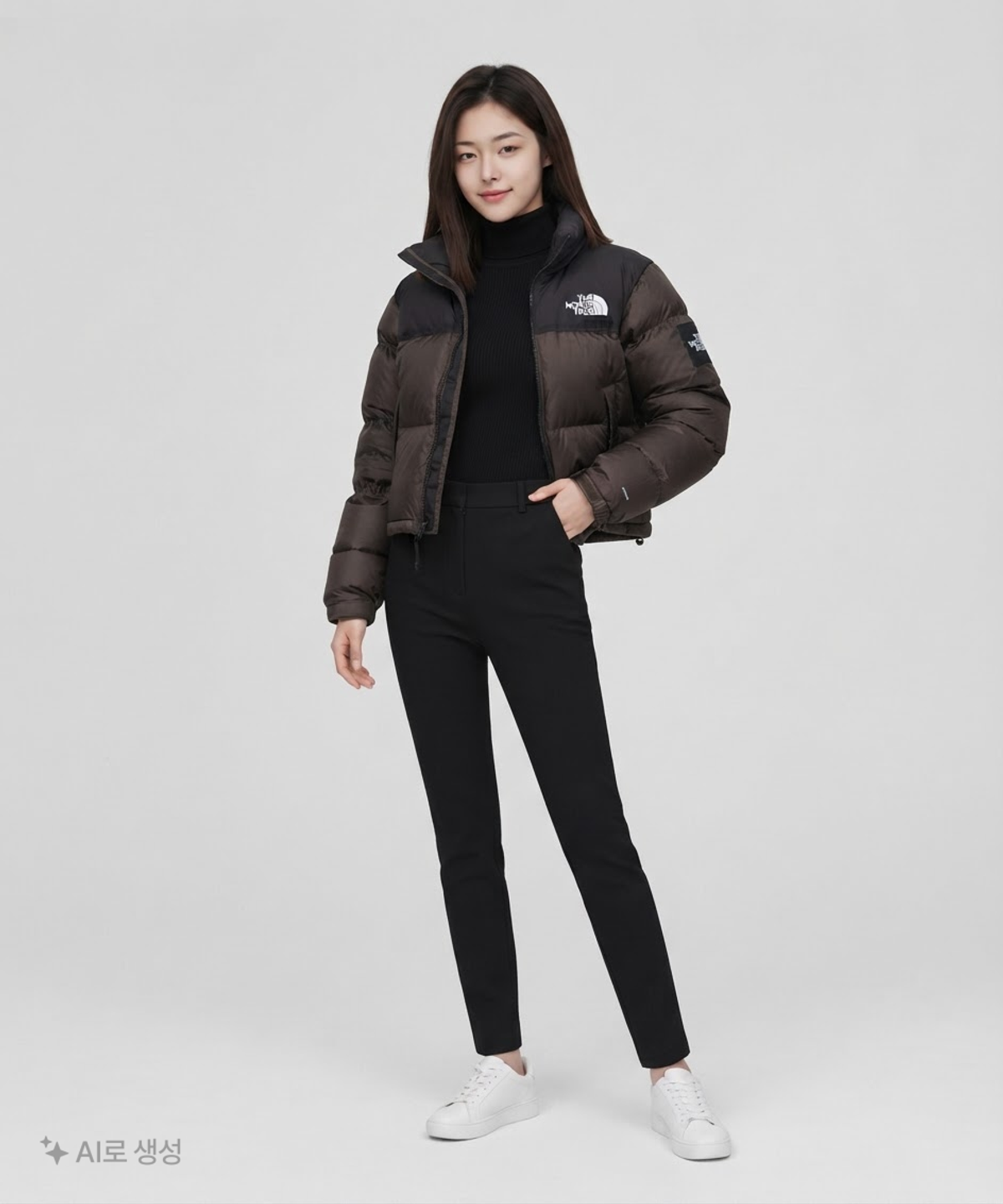 노스페이스(THE NORTH FACE) NJ1DR85K 화이트라벨 여성 노벨티 눕시 다운 자켓 (RDS) REAL BLACK 90