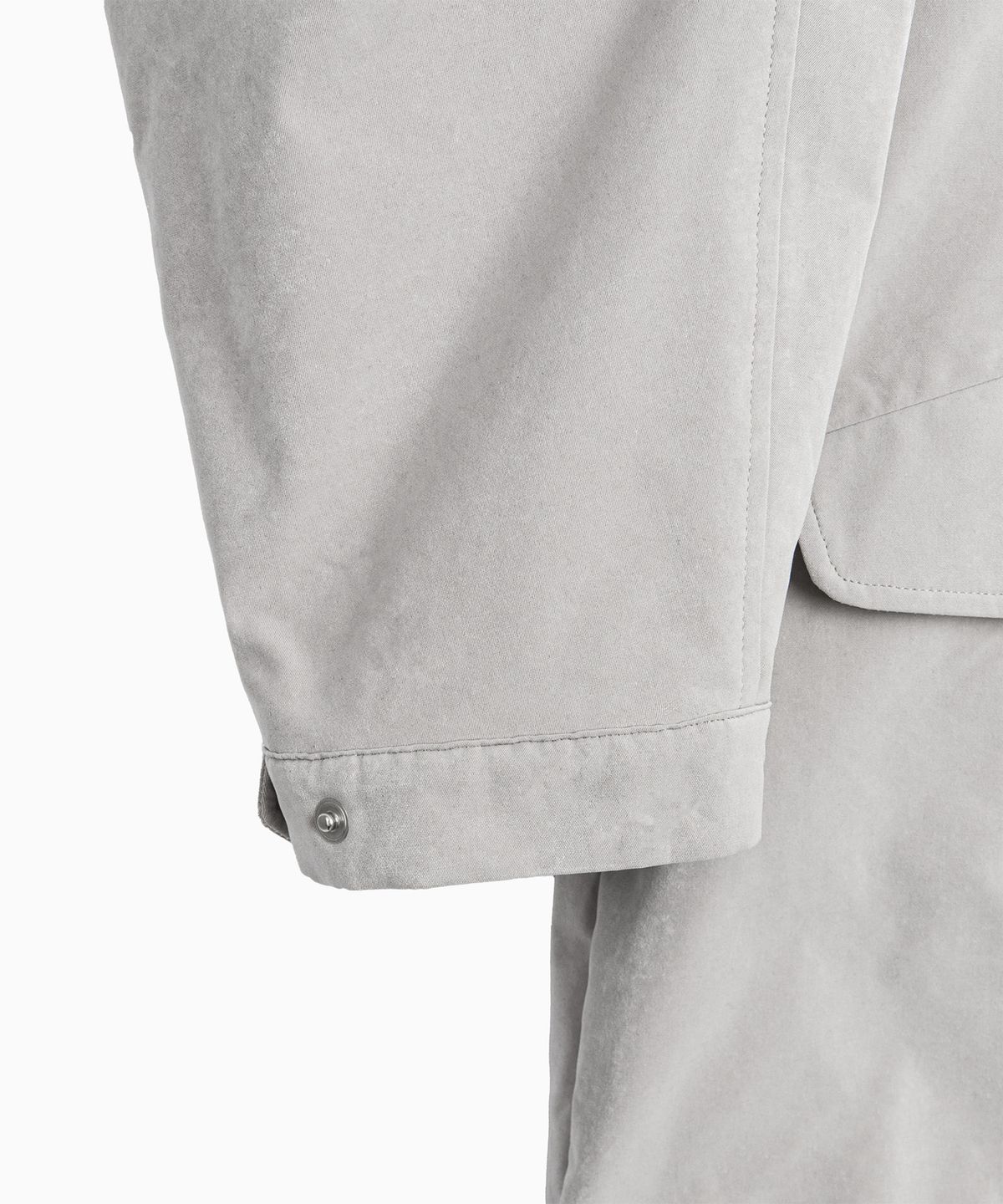 인블랭크(INBLANK) V-Pocket  Mac  Coat _Light  Gray