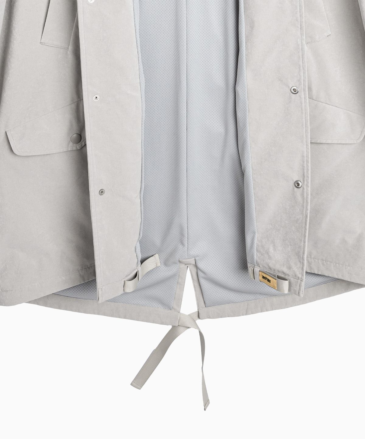 인블랭크(INBLANK) V-Pocket  Mac  Coat _Light  Gray
