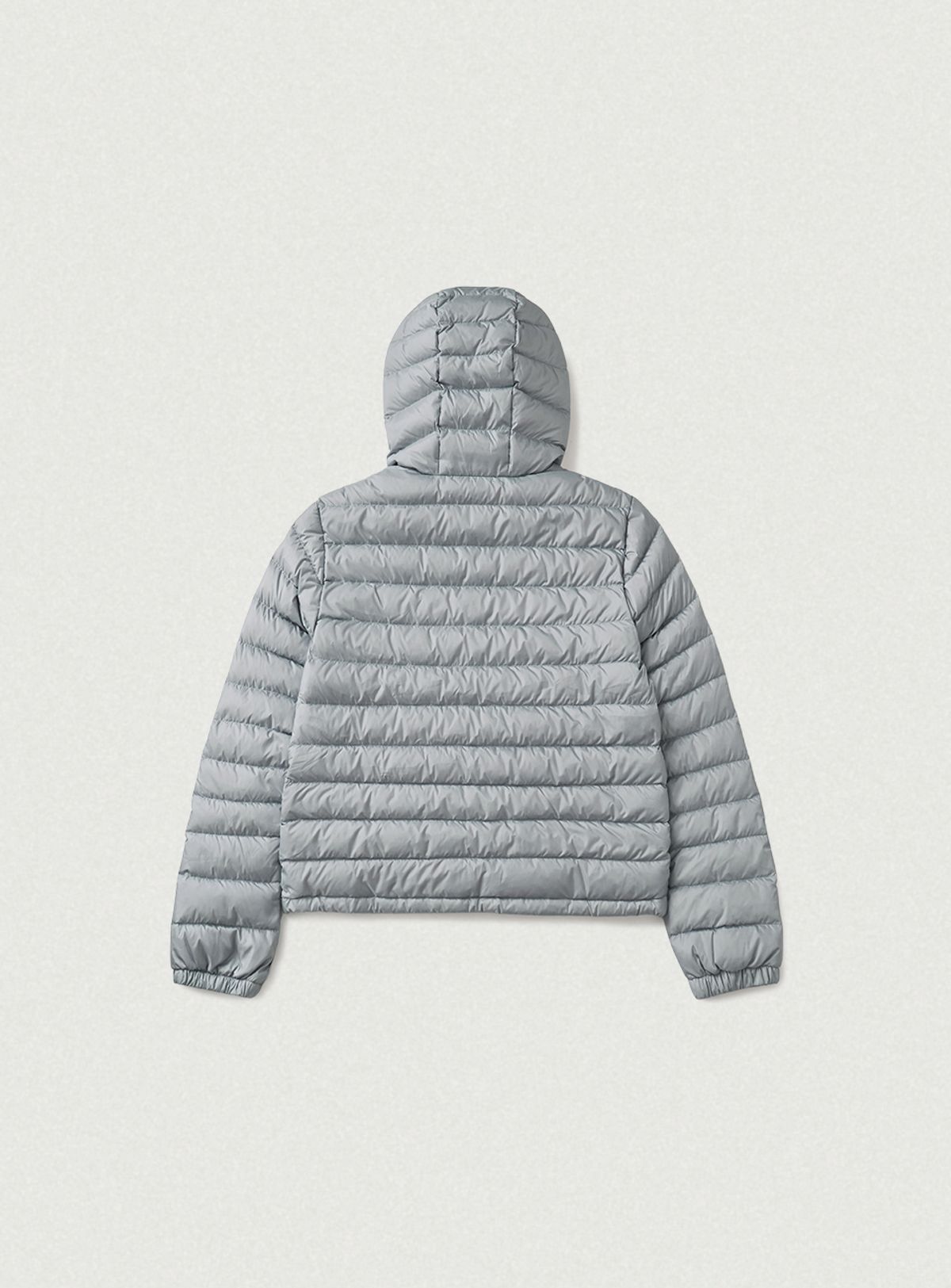더바넷(THEBARNNET) Pebble Light Goose Down Hoodie Jacket_Silver Blue