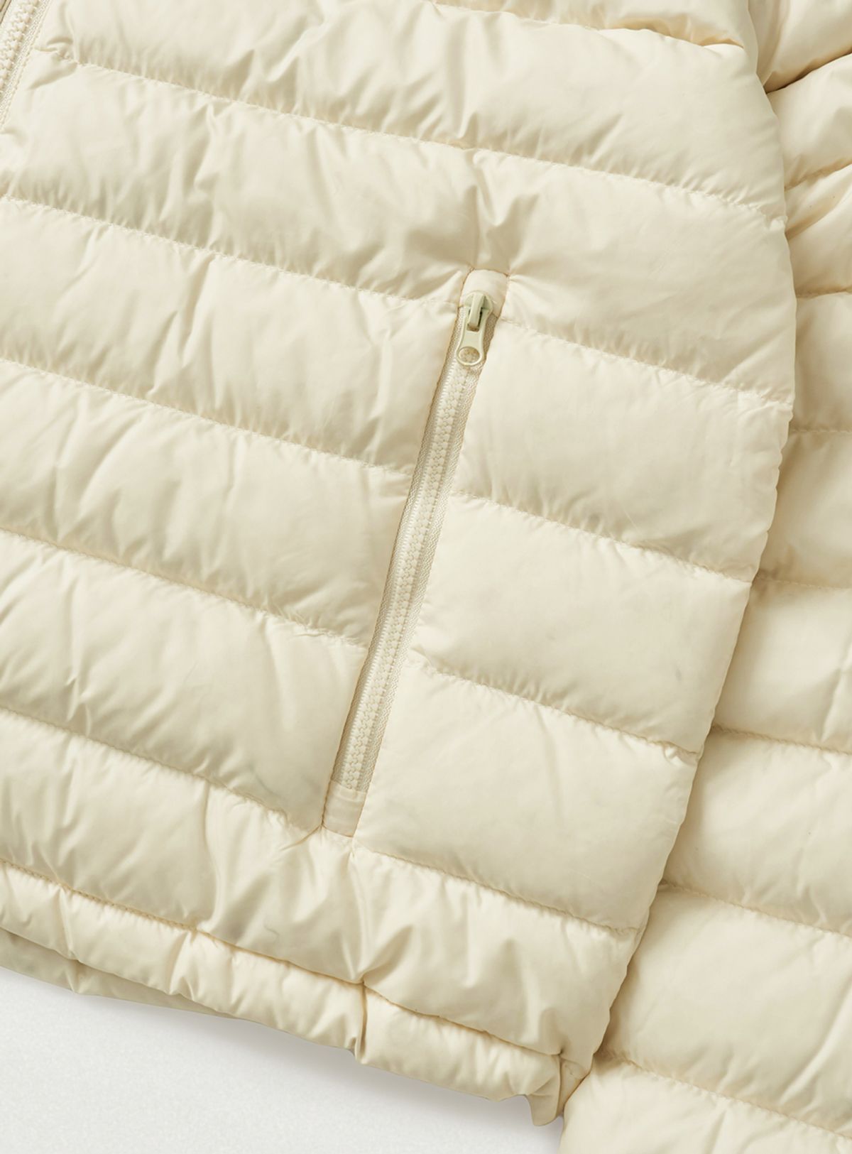 더바넷(THEBARNNET) Pebble Light Goose Down Hoodie Jacket_Cream
