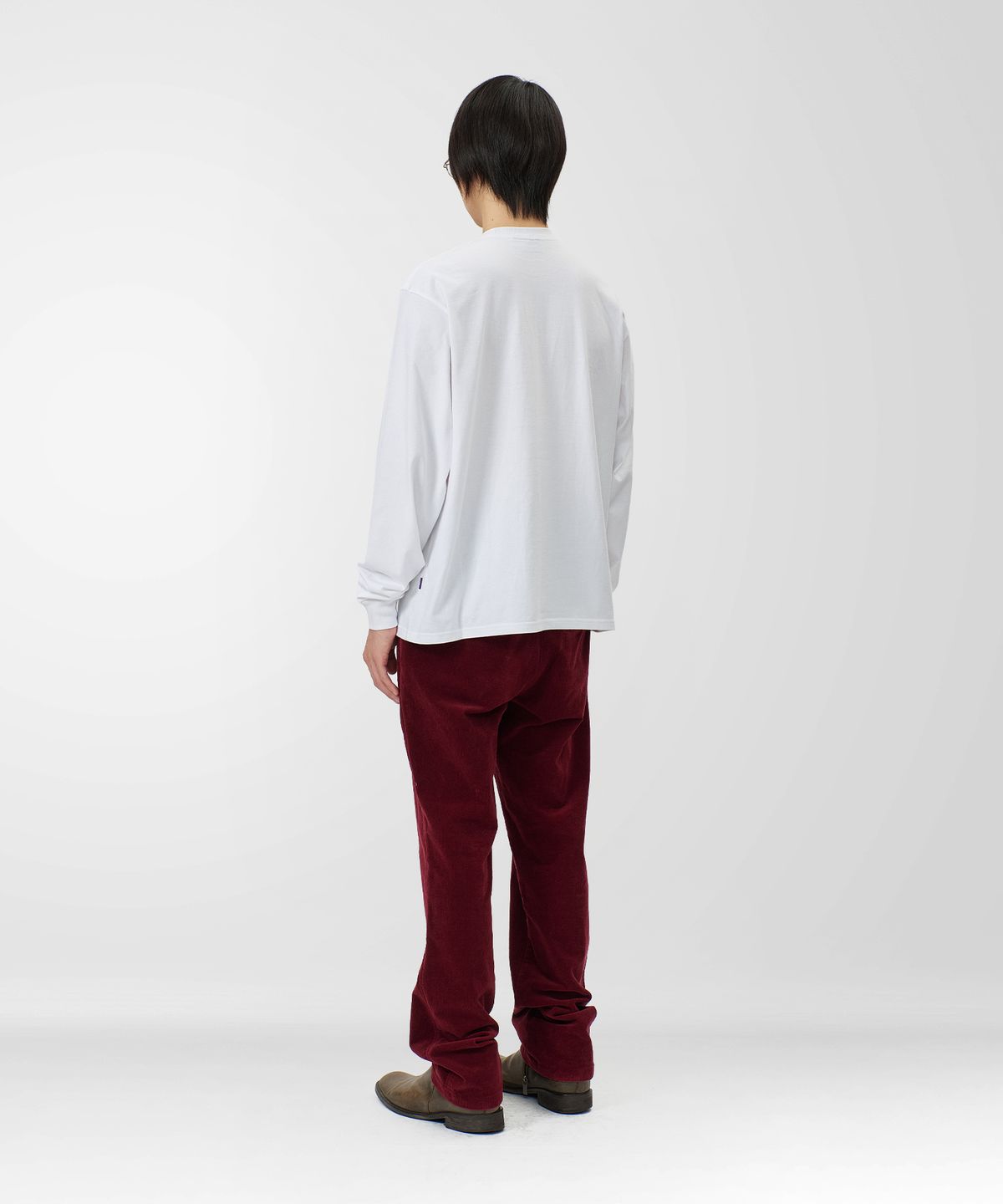 라퍼(LAUGHER) [2PACK] 리트와메트 별 & 너도 나도 롱슬리브 티셔츠 - 화이트