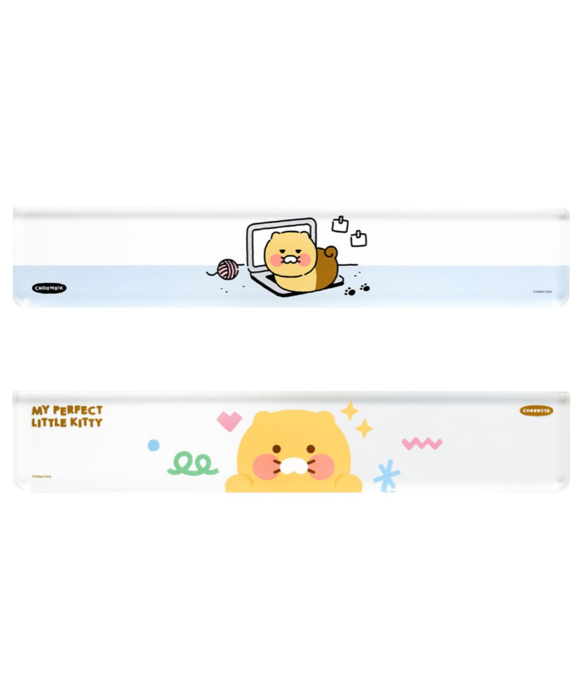 카카오프렌즈 파트너(KAKAOFRIENDS PARTNERS) 카카오프렌즈 춘식이 아크릴 키보드 팜레스트 풀타입