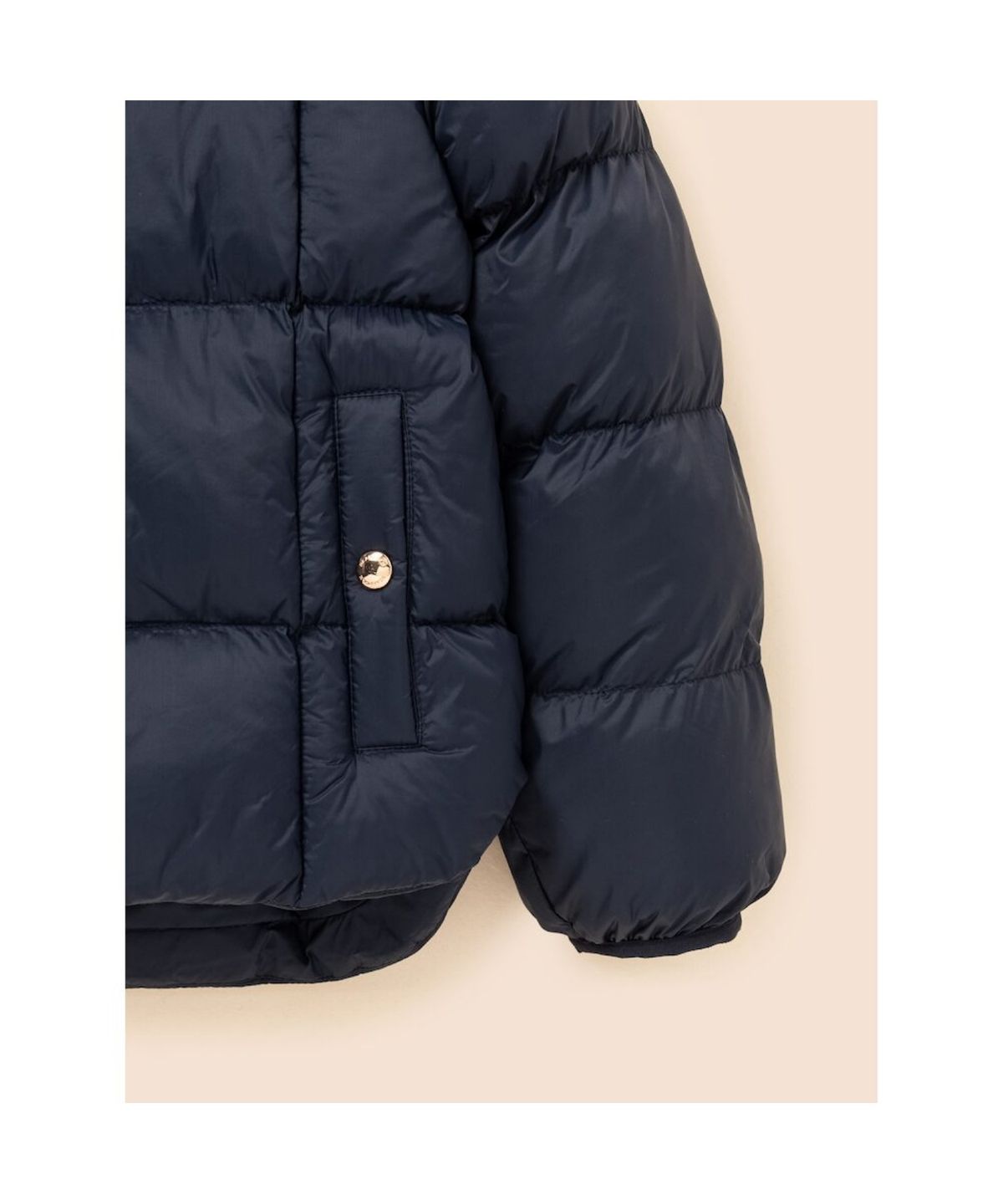 빈폴 키즈(BEANPOLE KIDS) 여아 클래식 칼라넥 볼패딩  네이비 (BI6938G05R)