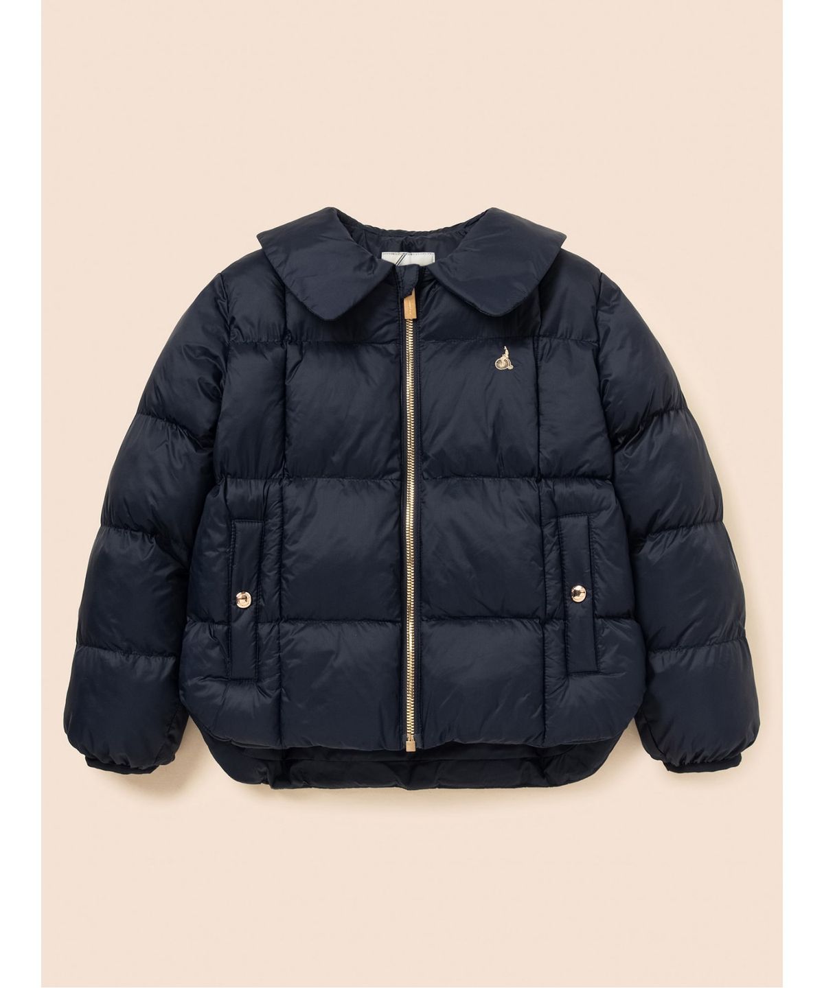 빈폴 키즈(BEANPOLE KIDS) 여아 클래식 칼라넥 볼패딩  네이비 (BI6938G05R)