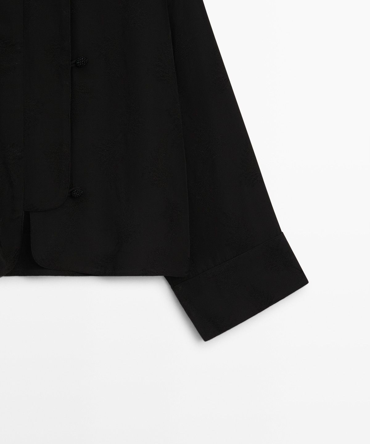 마시모두띠(MASSIMO DUTTI) 자카드 디테일 쇼트 재킷