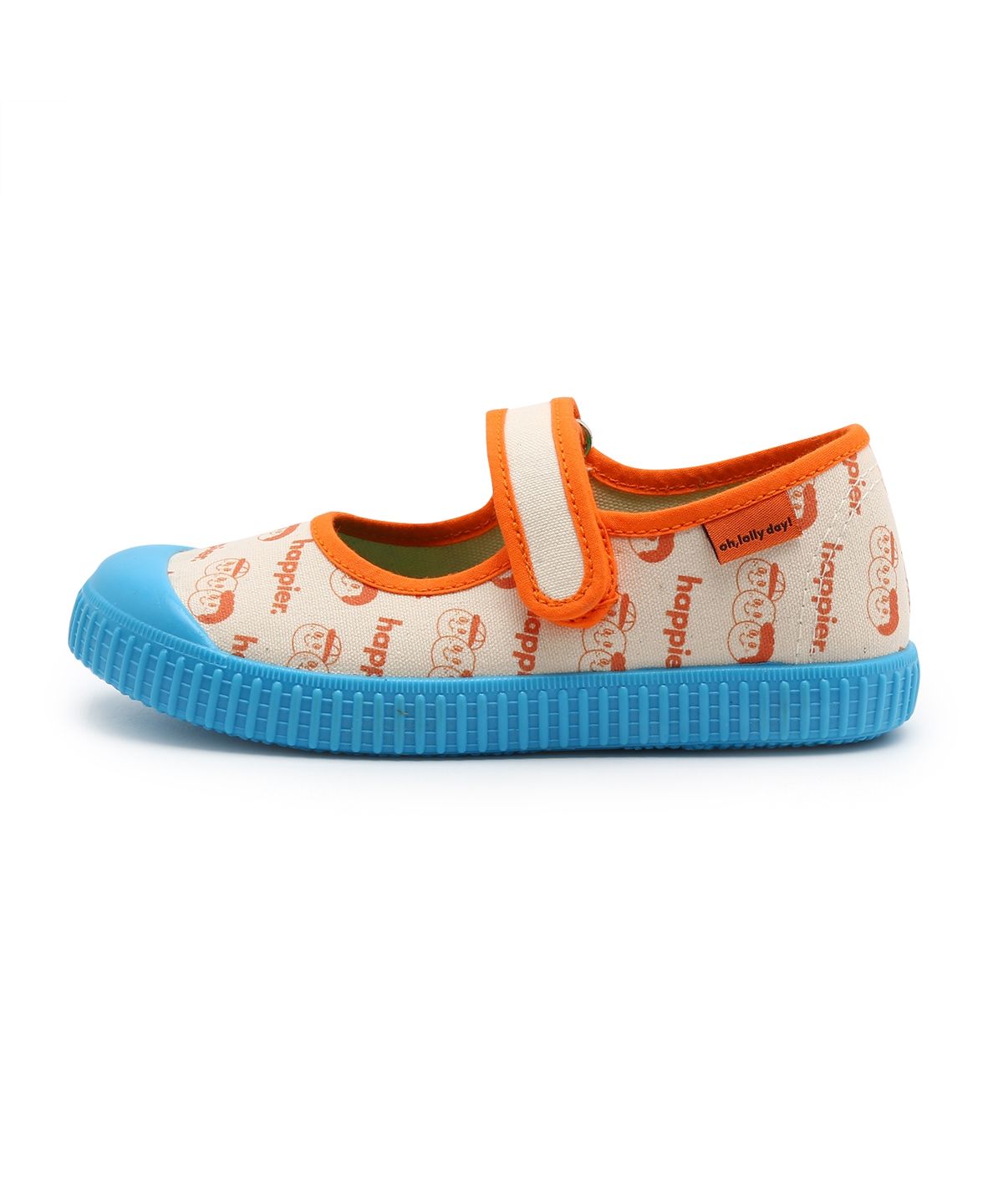 빅토리아슈즈 키즈(VICTORIA SHOES KIDS) 메르세데스 틴타다 코튼 스트랩 스니커즈 (1366940-COTTON)
