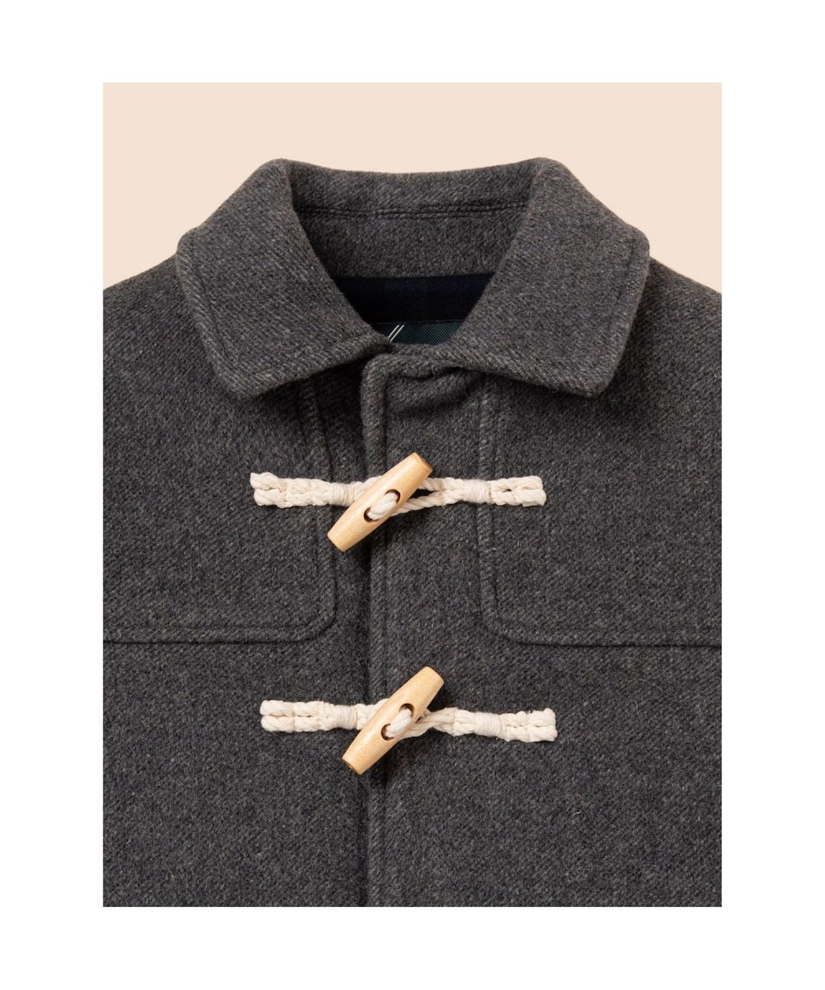 빈폴 키즈(BEANPOLE KIDS) [Essential] 클래식 더플 코트  애쉬 (BI693TUE14)