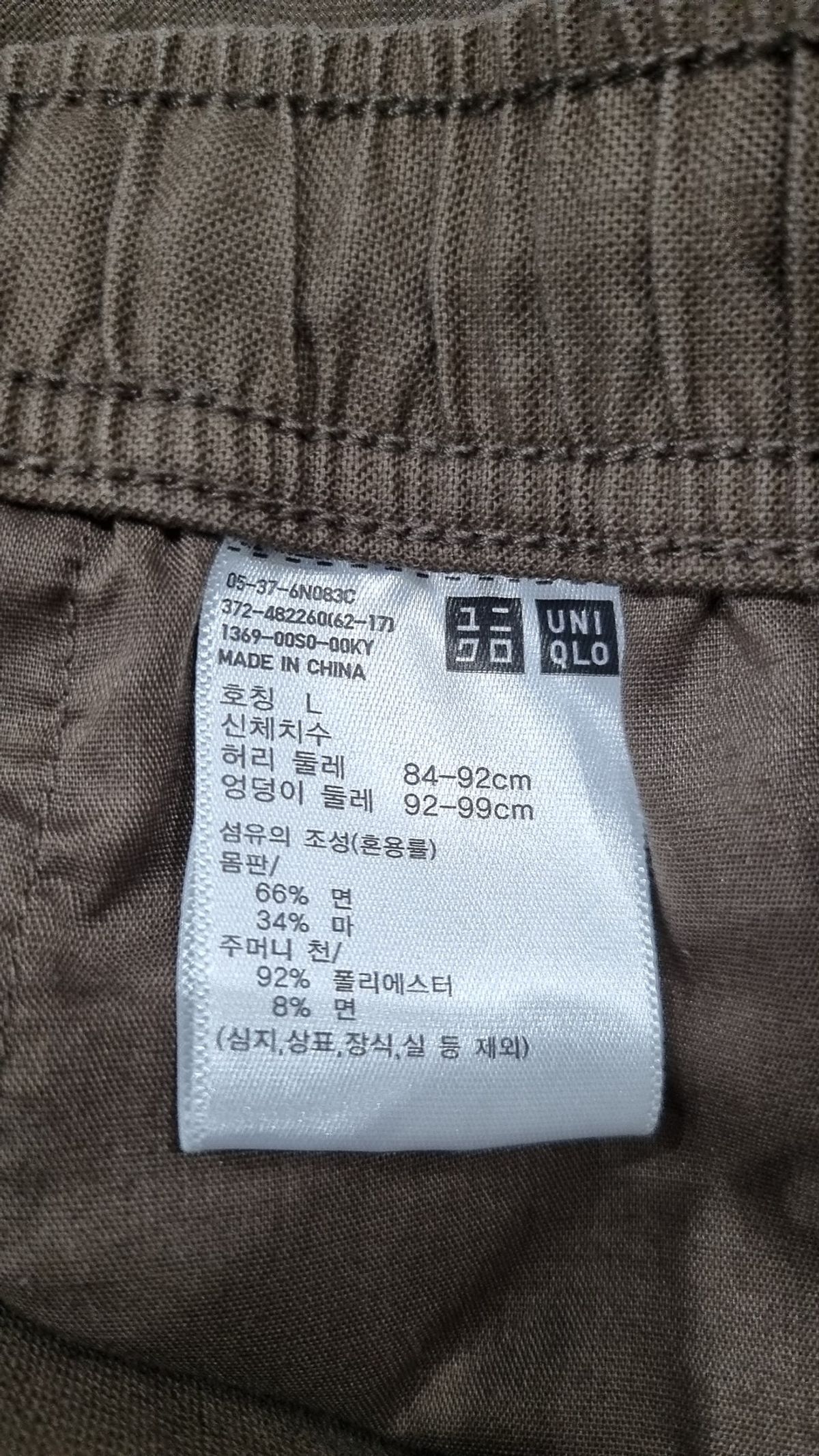 유니클로(UNIQLO) 숏팬츠 L