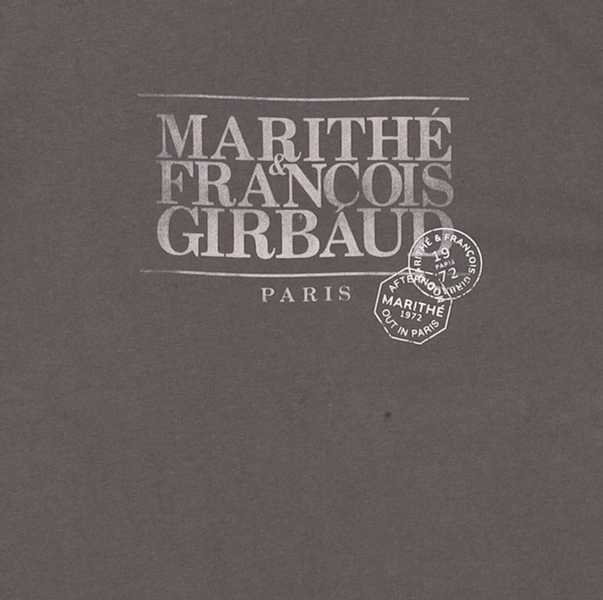 마리떼 프랑소와 저버(MARITHÉ + FRANҪOIS GIRBAUD) CLASSIC LOGO STAMP TEE M