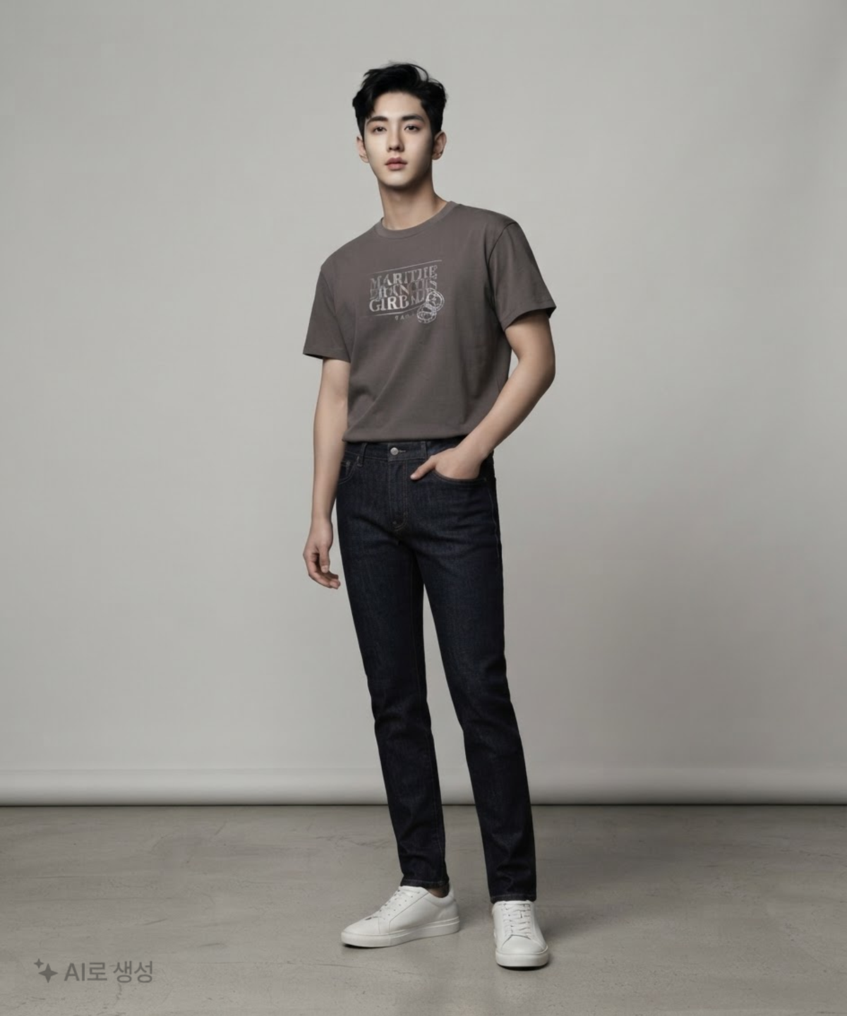 마리떼 프랑소와 저버(MARITHÉ + FRANҪOIS GIRBAUD) CLASSIC LOGO STAMP TEE M