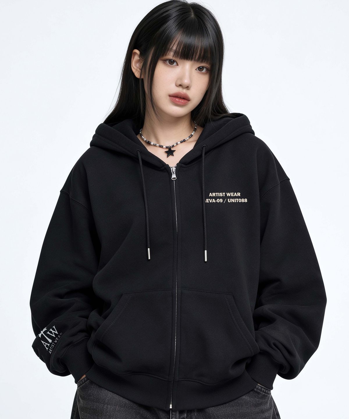 아티스트웨어(ARTISTWEAR) 파이널폼 후드집업 -2COLOR