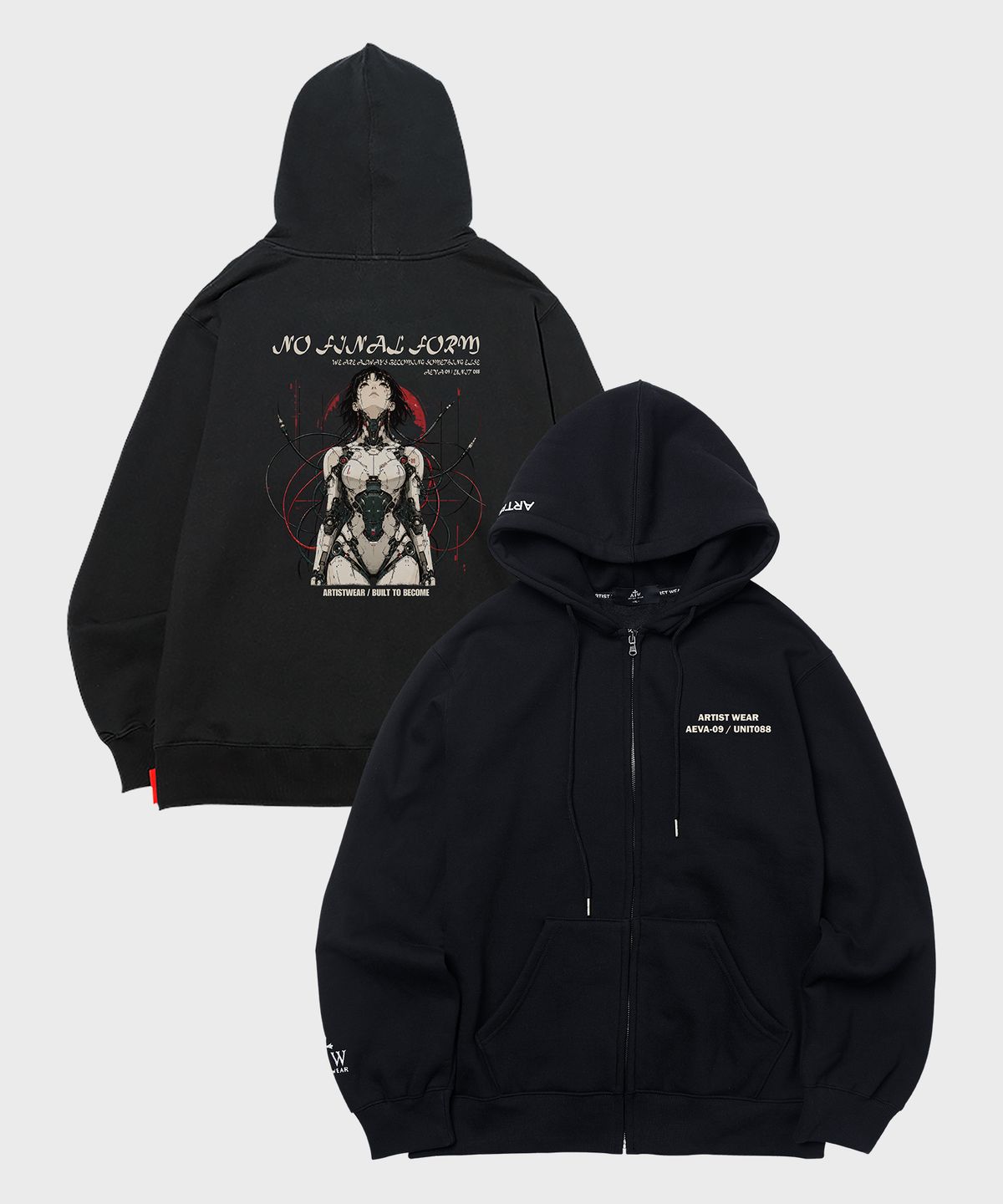 아티스트웨어(ARTISTWEAR) 파이널폼 후드집업 -2COLOR
