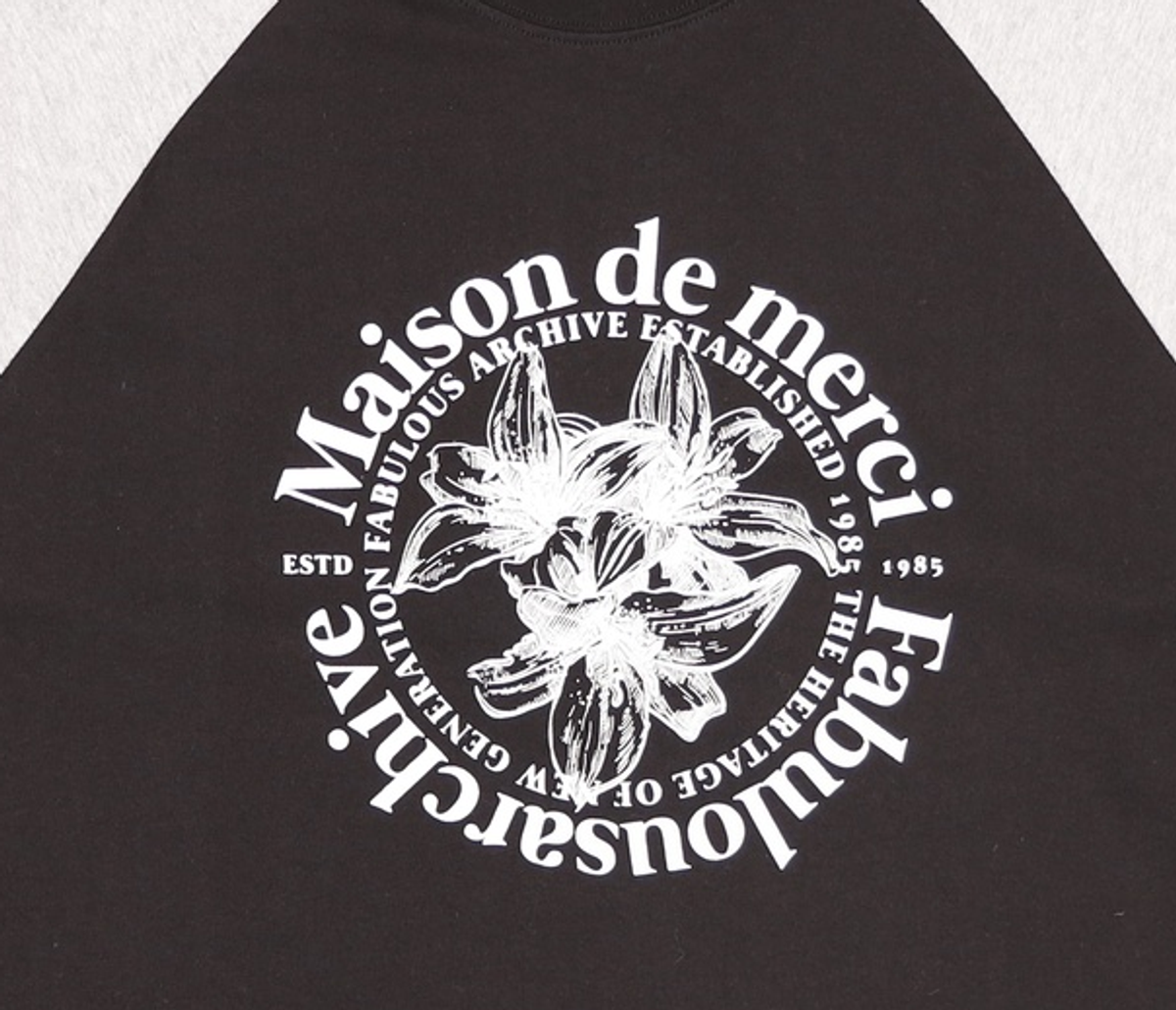 라 메종 스튜디오(LA MAISON STUDIO) UNISEX 르리스 라글란 롱 슬리브 멜란그레이(FCC3TS480M) M