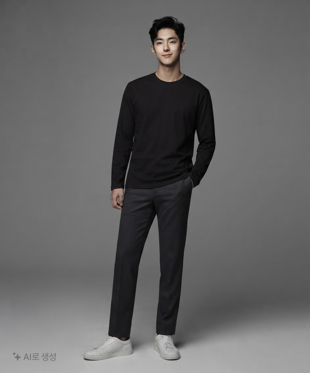 무신사 스탠다드(MUSINSA STANDARD) 긴소매 티셔츠 S