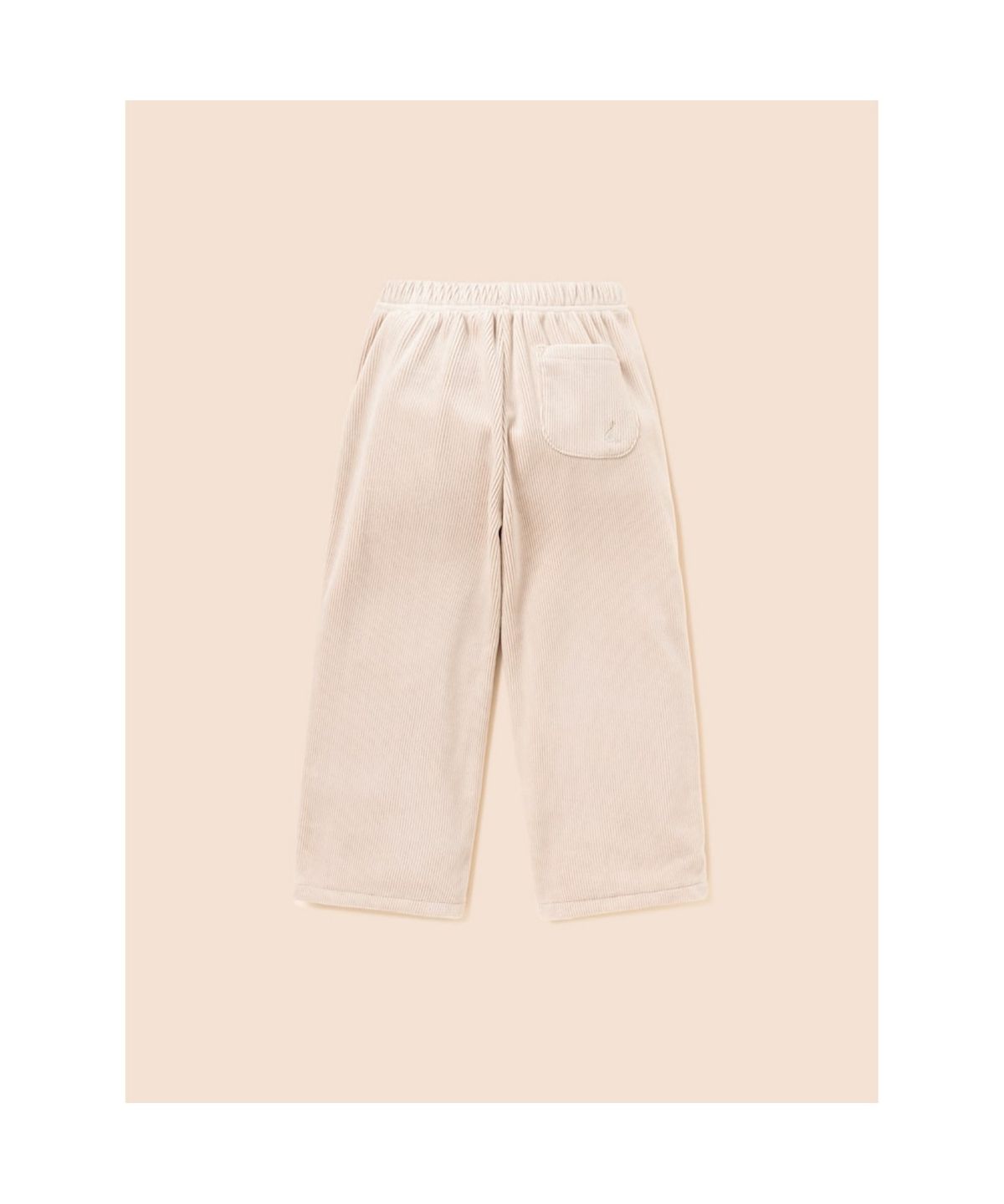 빈폴 키즈(BEANPOLE KIDS) 인조 밍크 본딩 골벨로아 세미 와이드 팬츠  베이지 (BI6X21G02A)