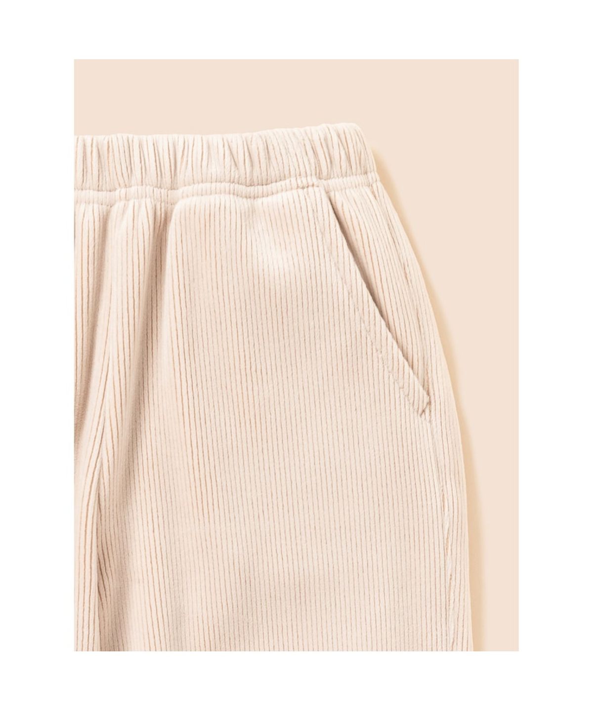 빈폴 키즈(BEANPOLE KIDS) 인조 밍크 본딩 골벨로아 세미 와이드 팬츠  베이지 (BI6X21G02A)