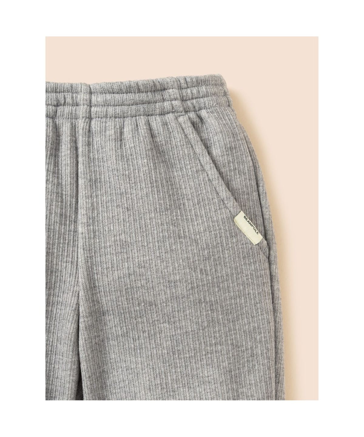 빈폴 키즈(BEANPOLE KIDS) 여아 저지 기모 코듀로이 부츠컷 팬츠  그레이 (BI6X21G033)