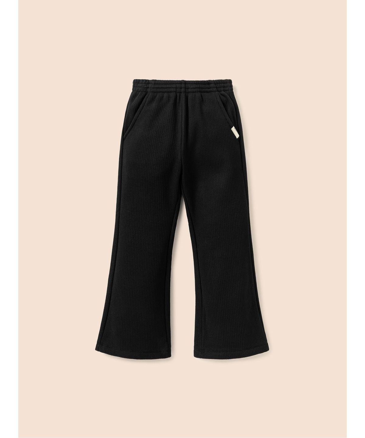 빈폴 키즈(BEANPOLE KIDS) 여아 저지 기모 코듀로이 부츠컷 팬츠  블랙 (BI6X21G035)