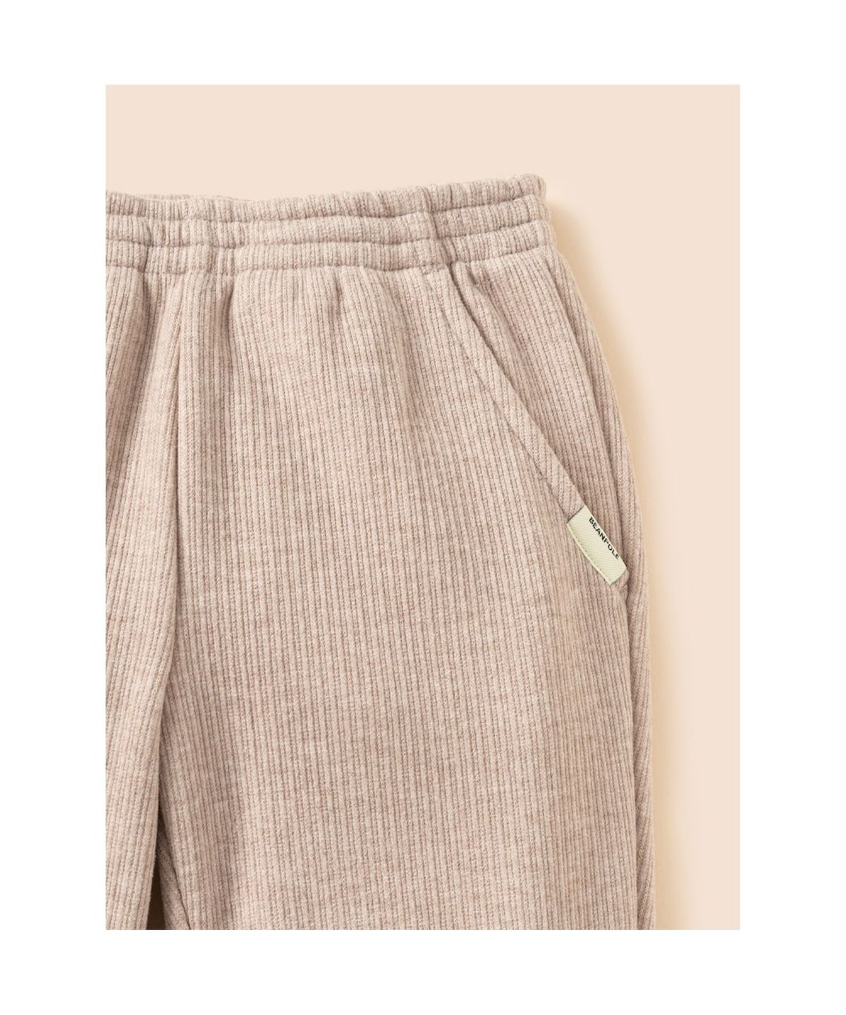 빈폴 키즈(BEANPOLE KIDS) 여아 저지 기모 코듀로이 부츠컷 팬츠  베이지 (BI6X21G03A)