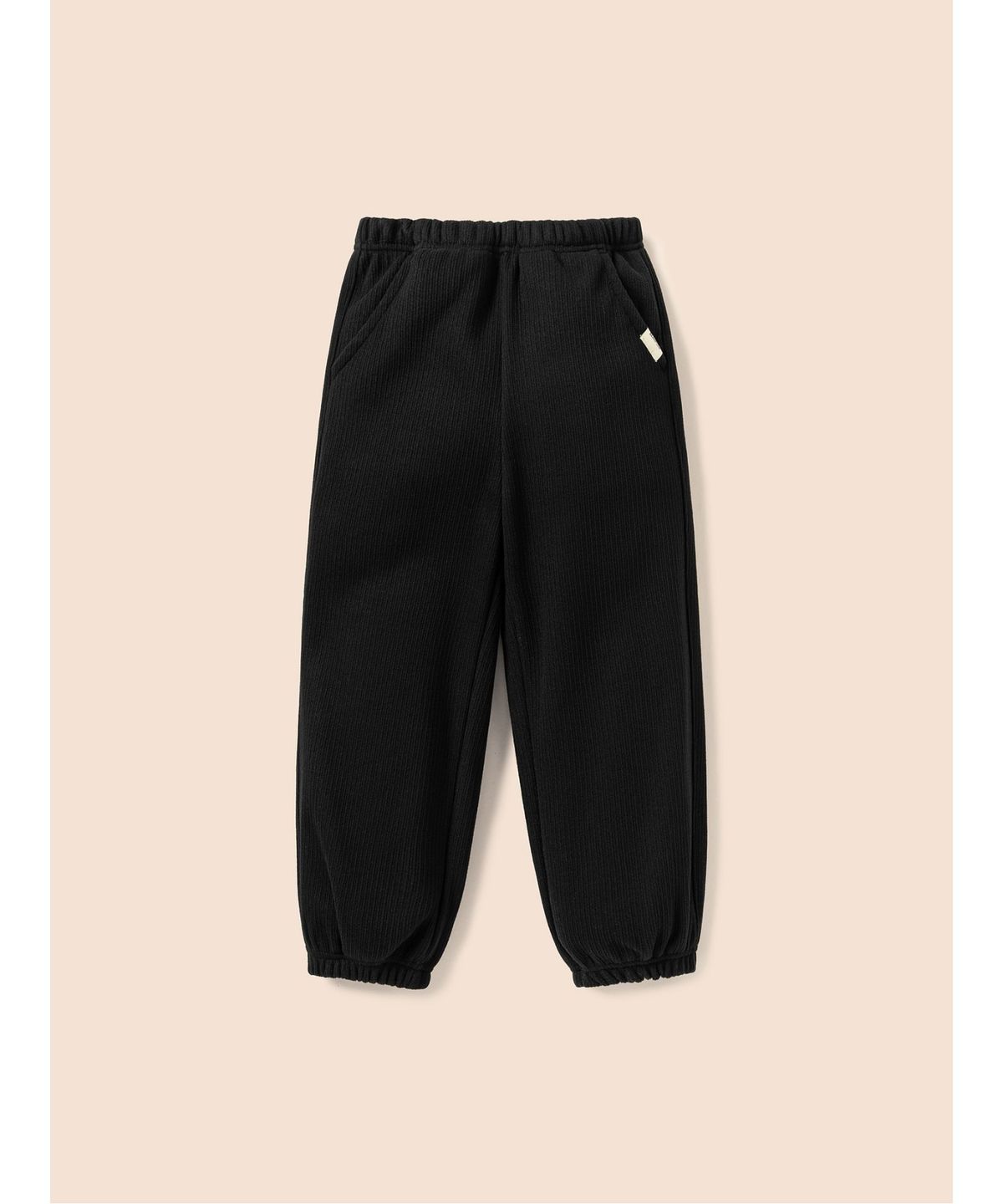 빈폴 키즈(BEANPOLE KIDS) 저지 기모 코듀로이 조거 팬츠  블랙 (BI6X21U045)
