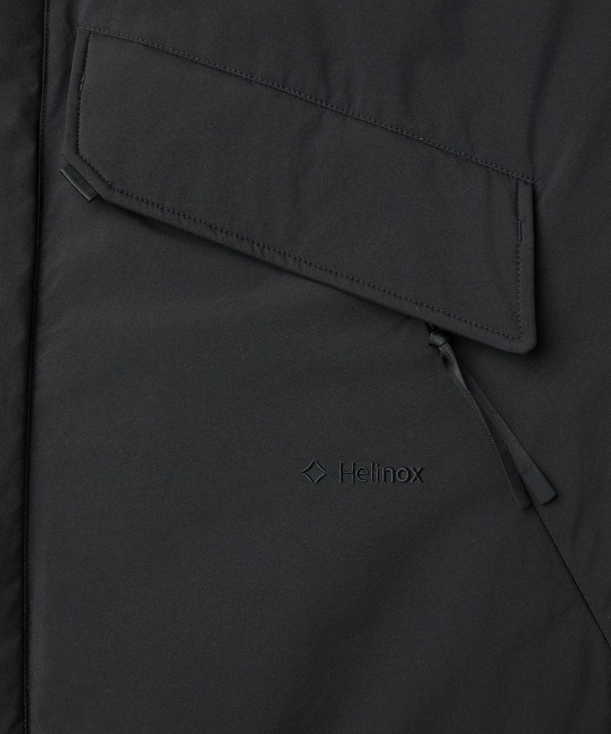 헬리녹스 웨어(HELINOX WEAR) 프리마로프트 유틸리티 롱 자켓_Black