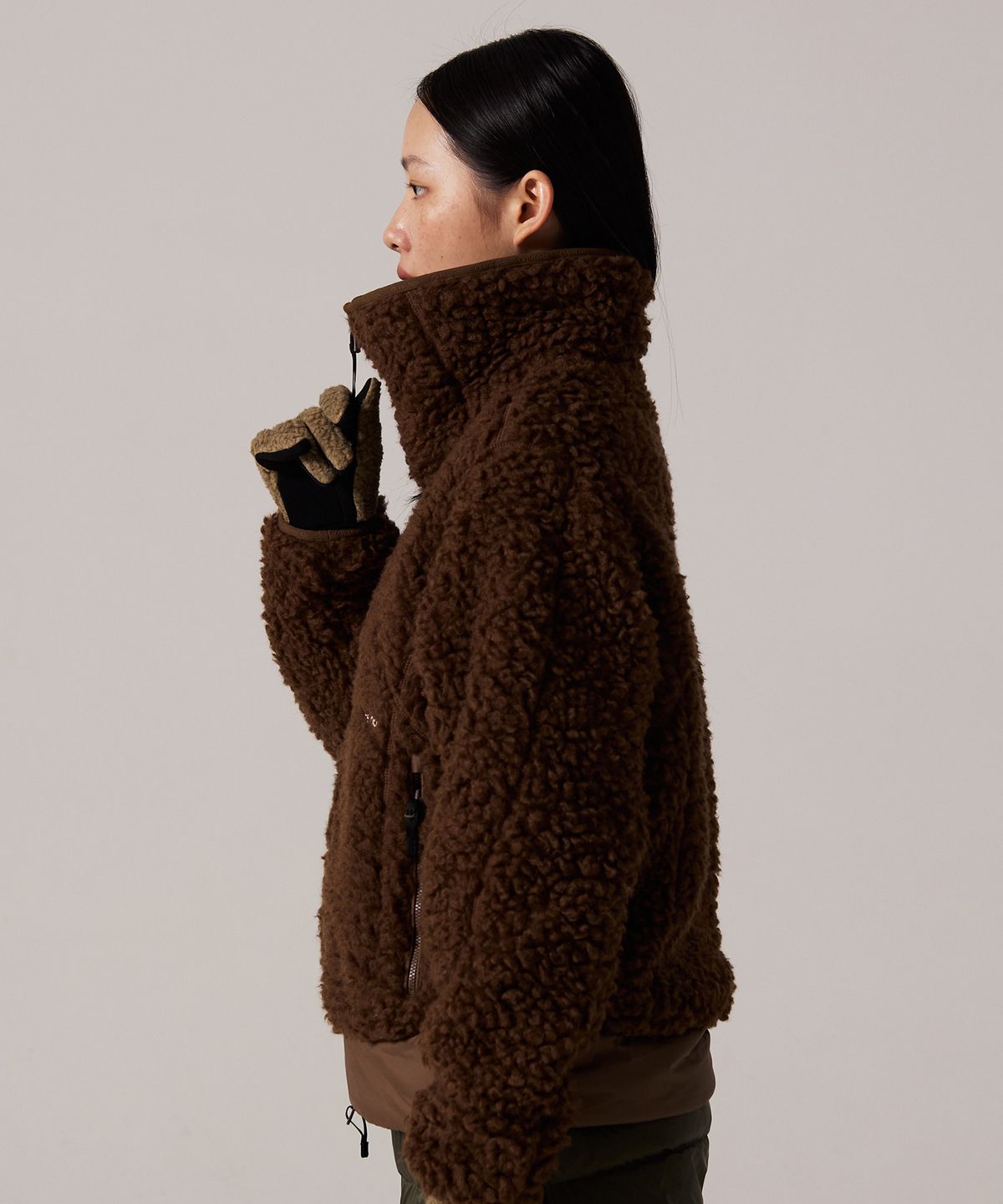 헬리녹스 웨어(HELINOX WEAR) 이클립스 울 플리스 자켓_Brown