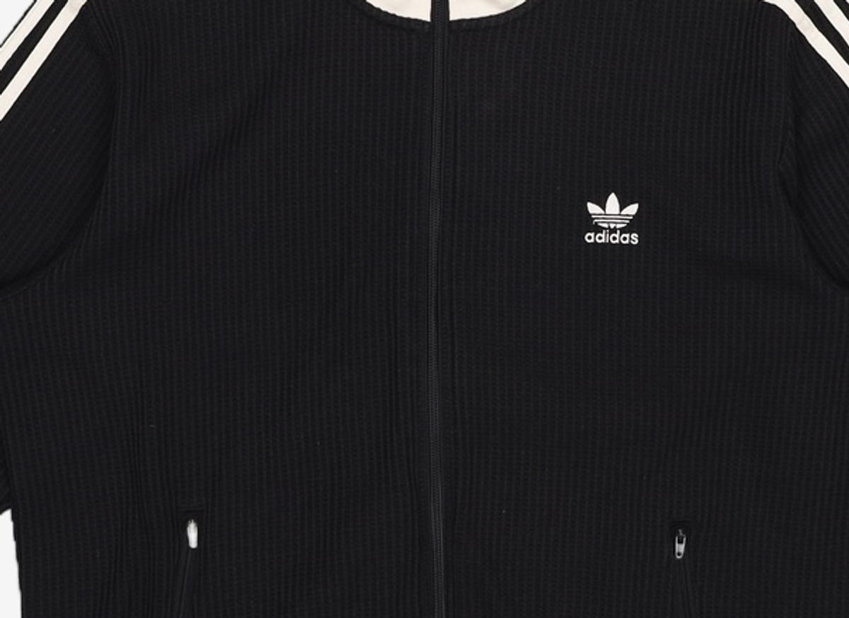 아디다스(ADIDAS) 아디컬러 클래식 트랙탑 (와플) - 블랙 / JW0110 XXL