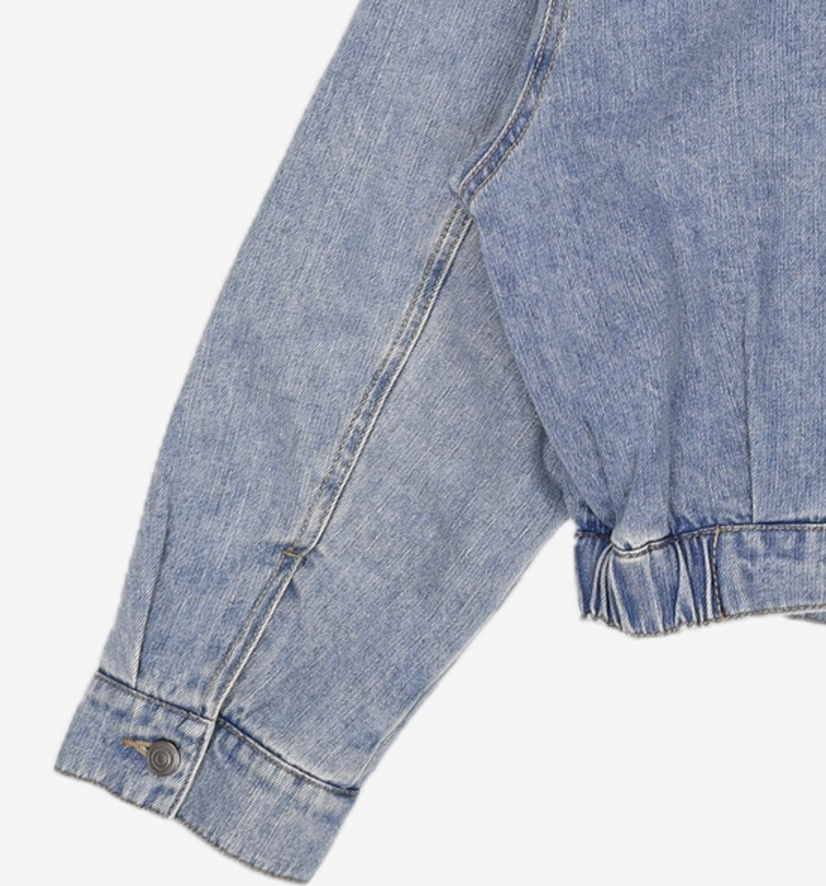 미쏘(MIXXO) 페이크 퍼 카라 데님 자켓_MIWJEG211J S