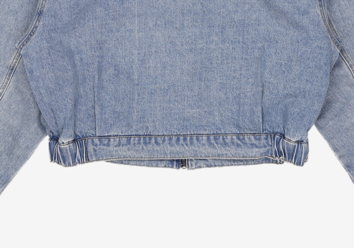 미쏘(MIXXO) 페이크 퍼 카라 데님 자켓_MIWJEG211J S