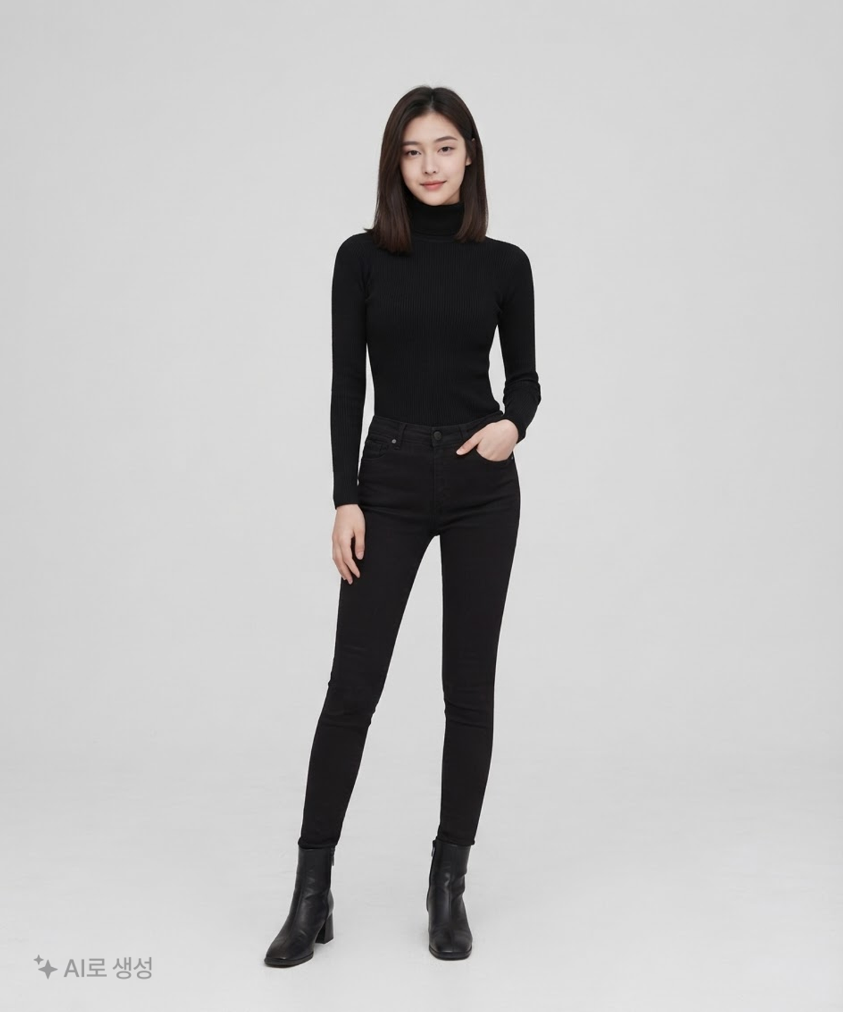 게스(GUESS) 여성 기획 블랙블랙 울트라 앵클스키니 24