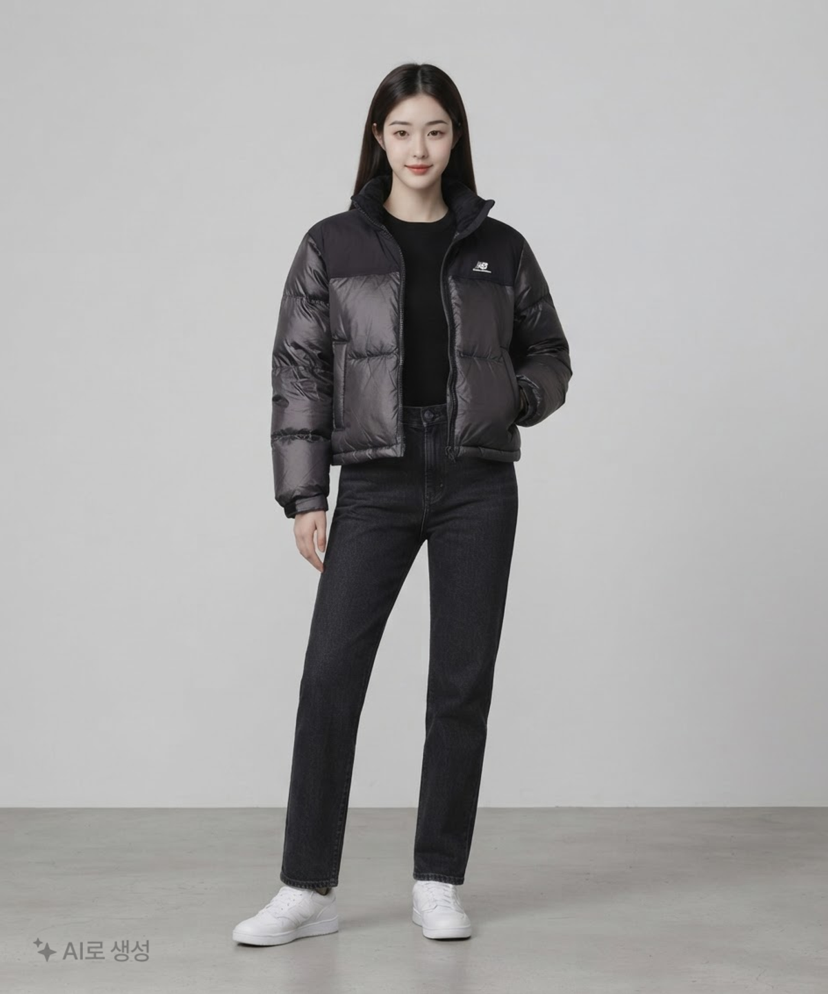 뉴발란스(NEW BALANCE) 숏 패딩/숏 헤비 아우터 90