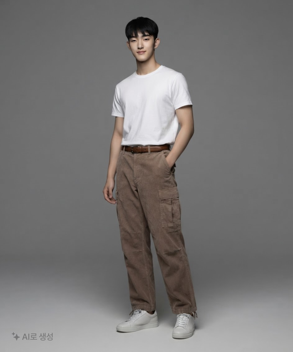 무신사 스탠다드(MUSINSA STANDARD) 코듀로이 파라슈트 카고 팬츠 36
