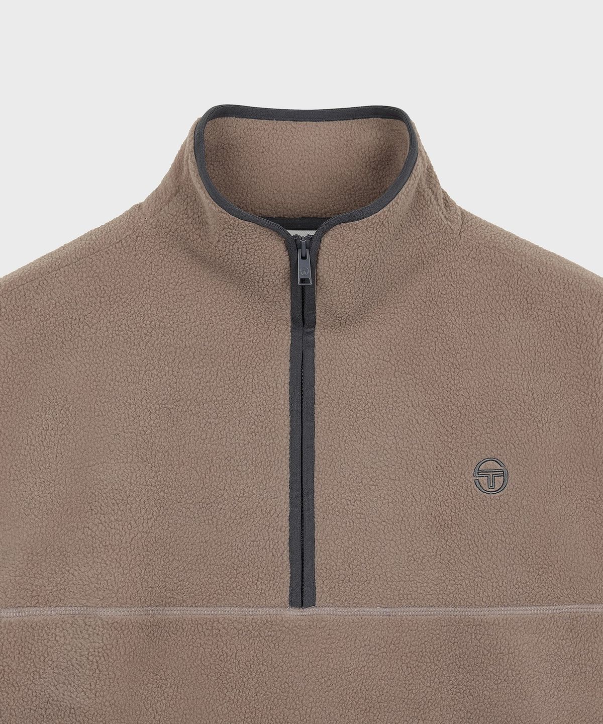 세르지오 타키니(SERGIO TACCHINI) U 쿠쉬웜 셰르파 플리스 하프집 (D.Sand)