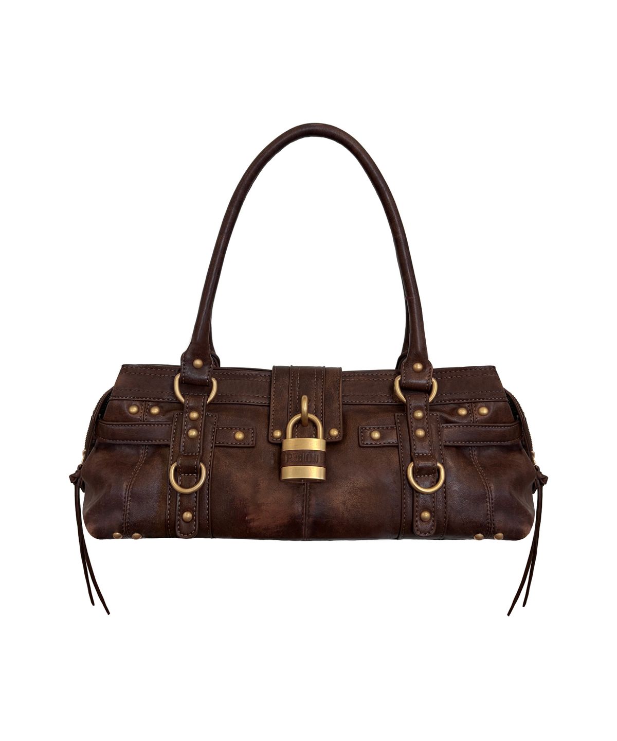 파시온(PASION) 보니 빈티지 버클 백_빈티지 브라운 Bonnie Vintage Buckle Bag_Vintage Brown