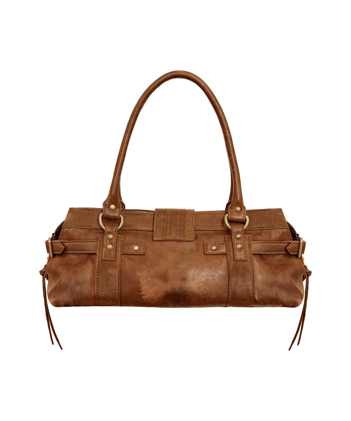 파시온(PASION) 보니 빈티지 버클 백_빈티지 카멜브라운 Bonnie Vintage Buckle Bag_Vintage Caramel Brown