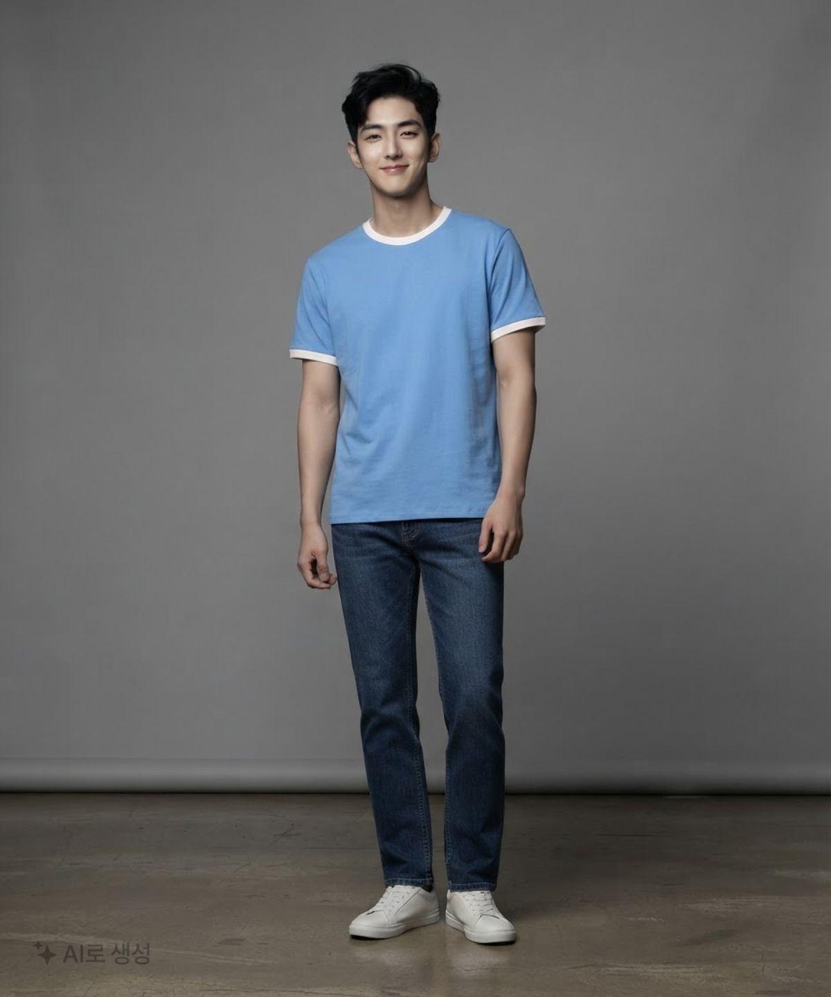 무신사 스탠다드(MUSINSA STANDARD) 클래식 링거 티셔츠 L
