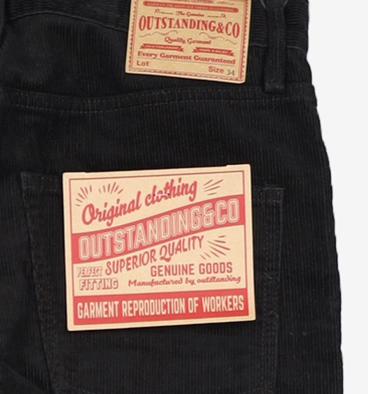 아웃스탠딩(OUTSTANDING) 코튼 팬츠 34