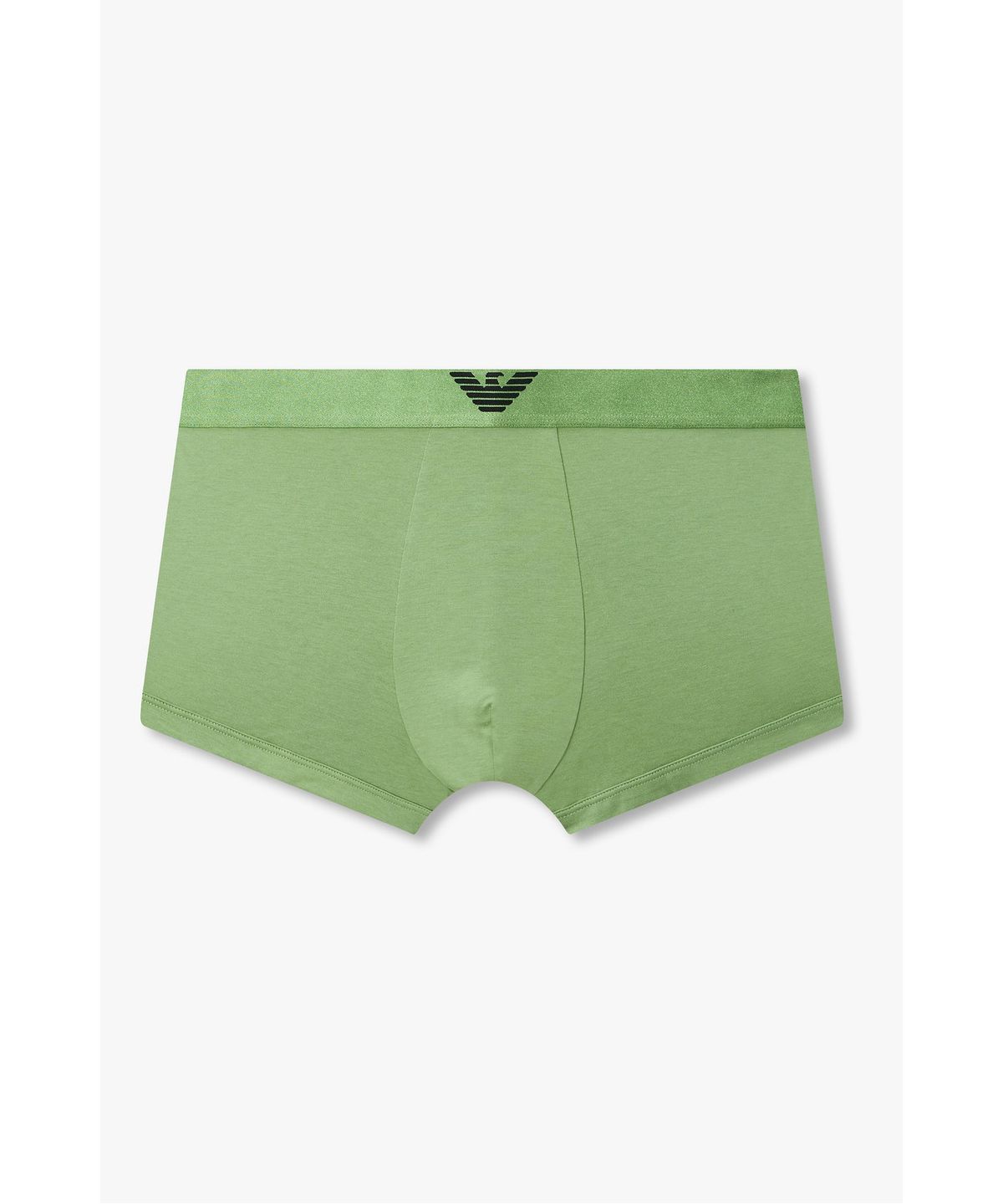 엠포리오 아르마니 언더웨어(EMPORIO ARMANI UNDERWEAR) 남성 이글 로고 글로시 밴딩 드로즈_그린 0816312078