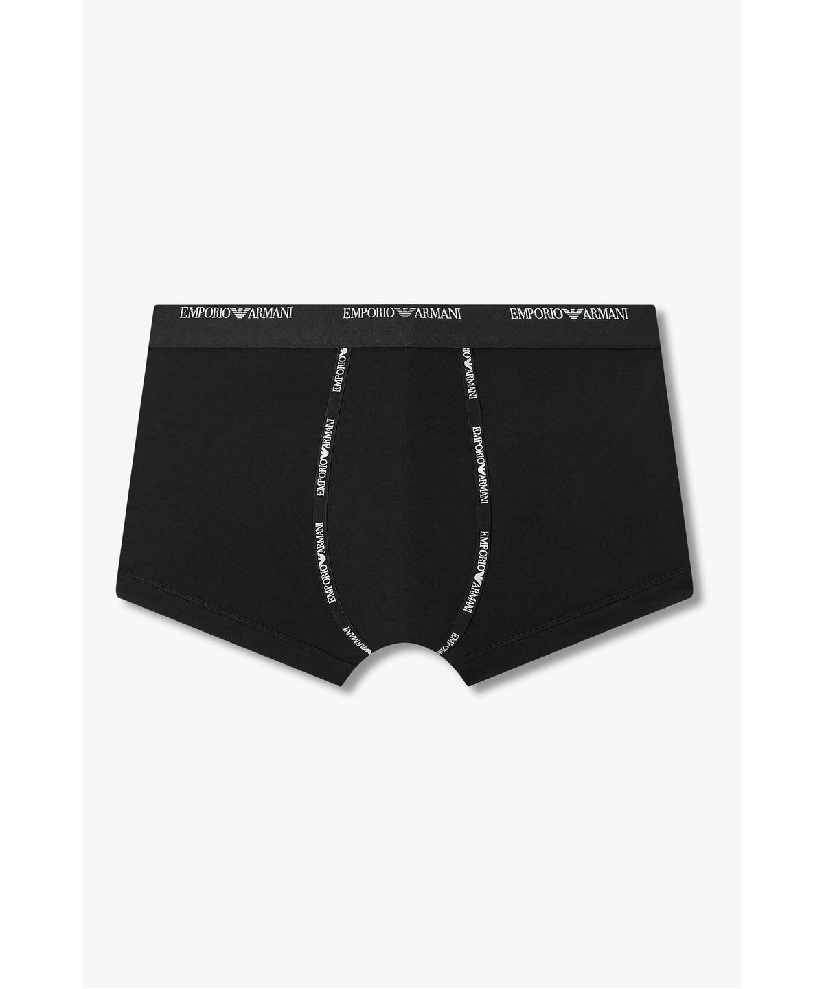 엠포리오 아르마니 언더웨어(EMPORIO ARMANI UNDERWEAR) 남성 로고 심 코튼 드로즈_블랙 0816312020
