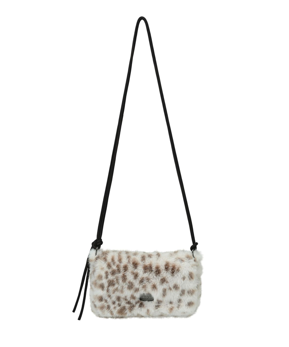 마크니(MACNI) POPO LEOPARD STRING CROSS BAG SOFT PINK