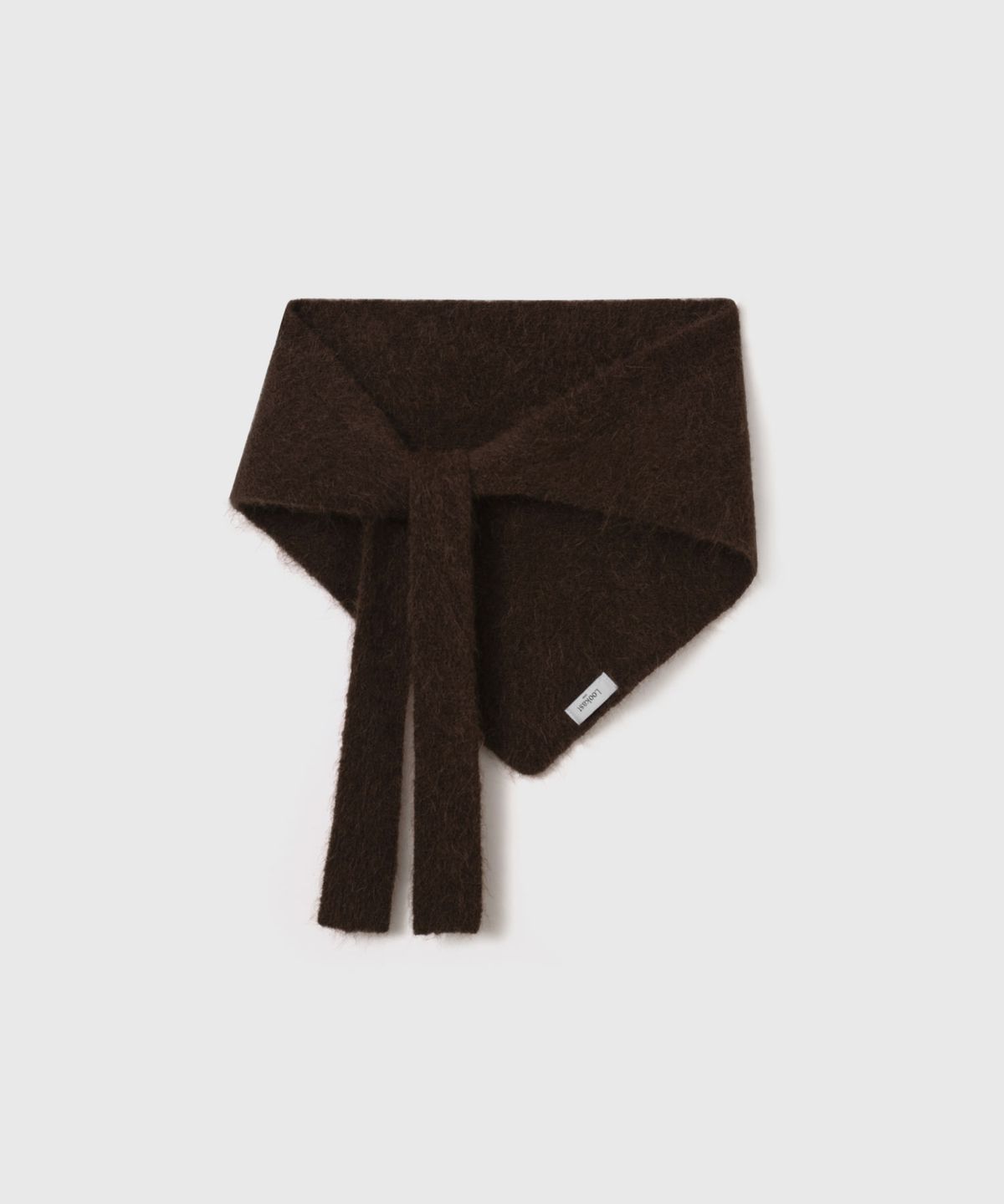 룩캐스트(LOOKAST) 알파카 레이어드 니트 스카프 / ALPACA LAYERED KNIT SCARF_4colors