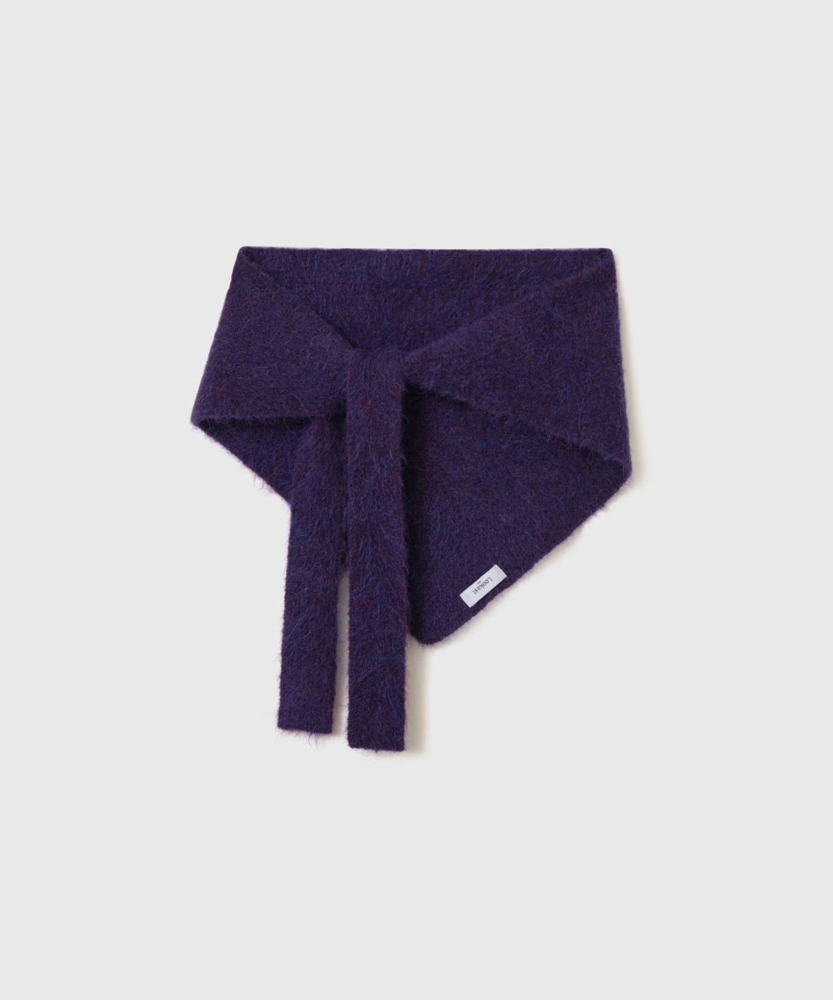 룩캐스트(LOOKAST) 알파카 레이어드 니트 스카프 / ALPACA LAYERED KNIT SCARF_4colors