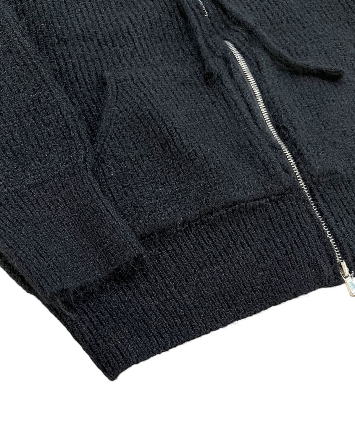 스케이터락(SK8ER ROCK) Fuzzy Patch Kint Zip Hoodie (black)