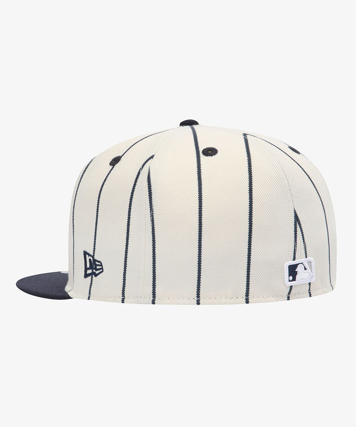 뉴에라(NEW ERA) MLB 뉴욕 양키스 핀스트라이프 소프트 버크람 피티드캡 와인코르크/네이비 15449437